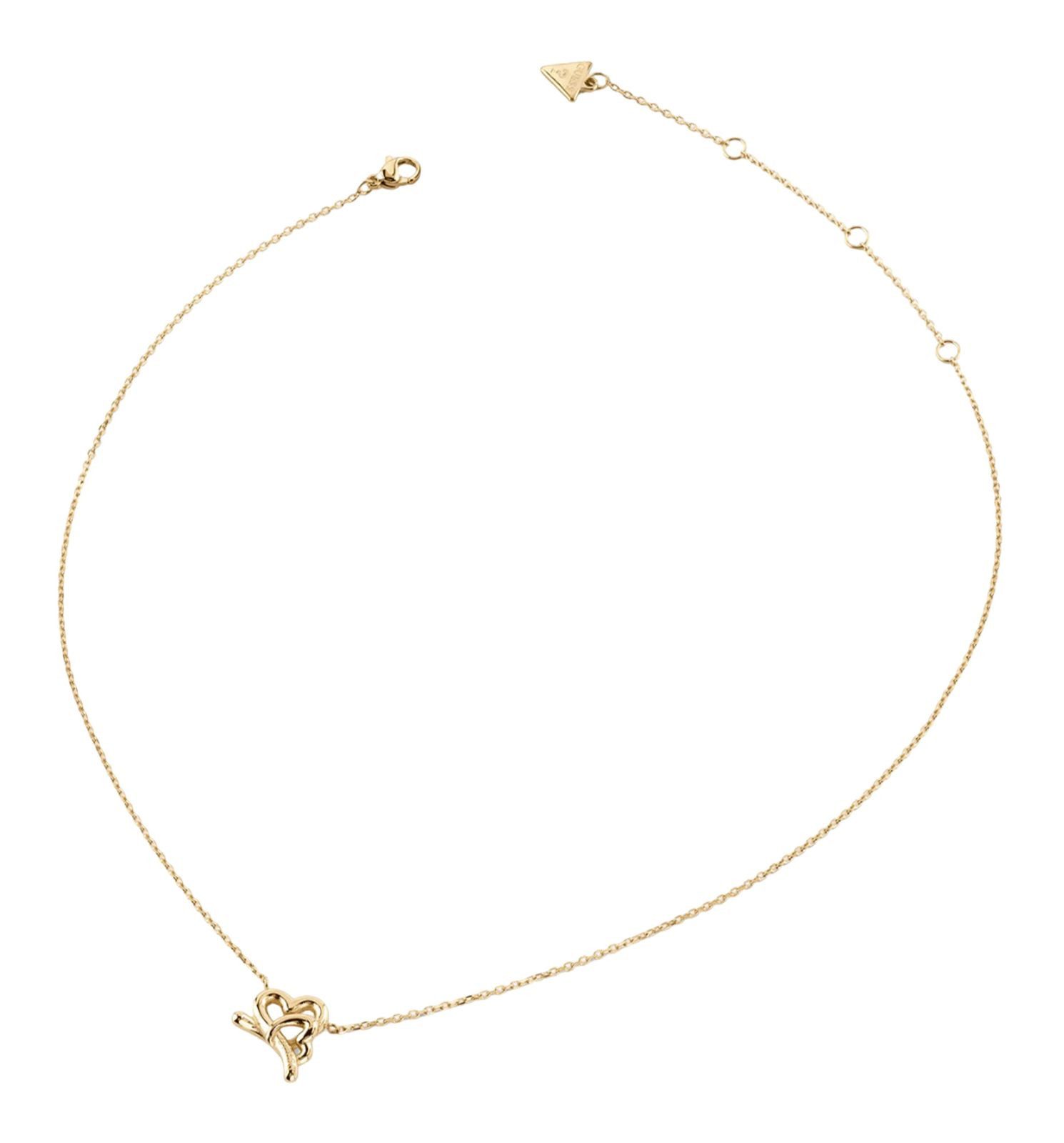 Guess Herzkette 16-18" Embraced Hearts Necklace