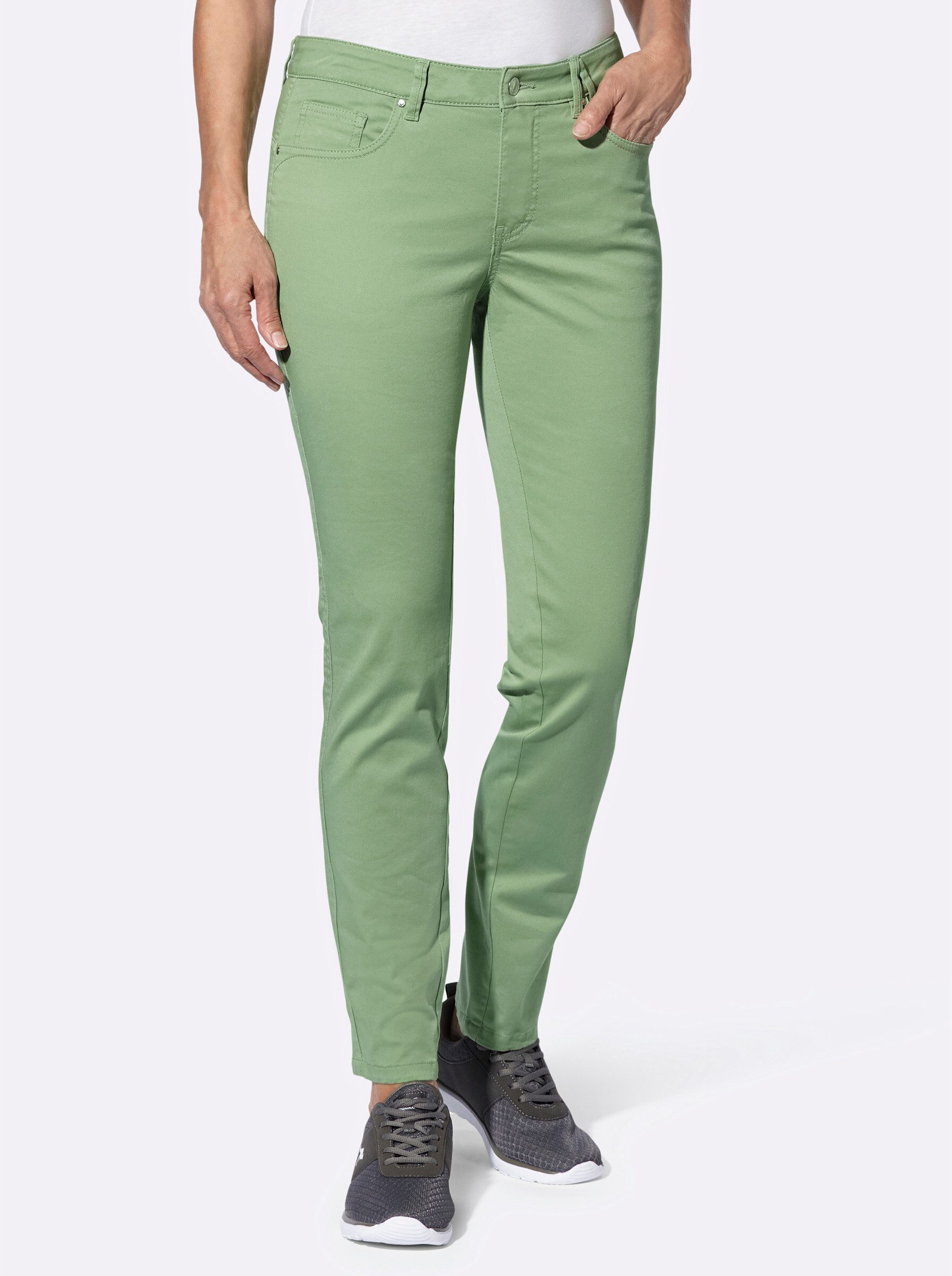 Witt Jerseyhose 5-Pocket-Hose leicht vertieft