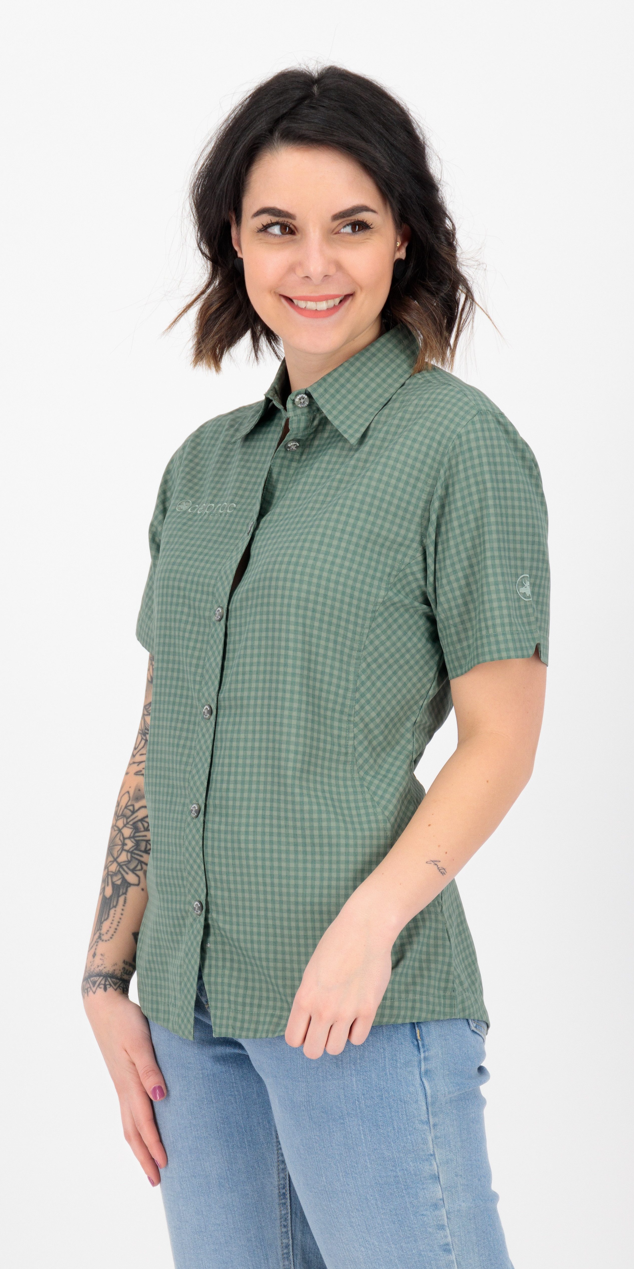 DEPROC Active Outdoorbluse COPPER WOMEN auch in Großen Größen erhältlich