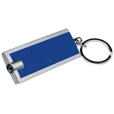 Livepac Office Schlüsselanhänger Schlüsselanhänger mit LED Taschenlampe / Farbe: blau