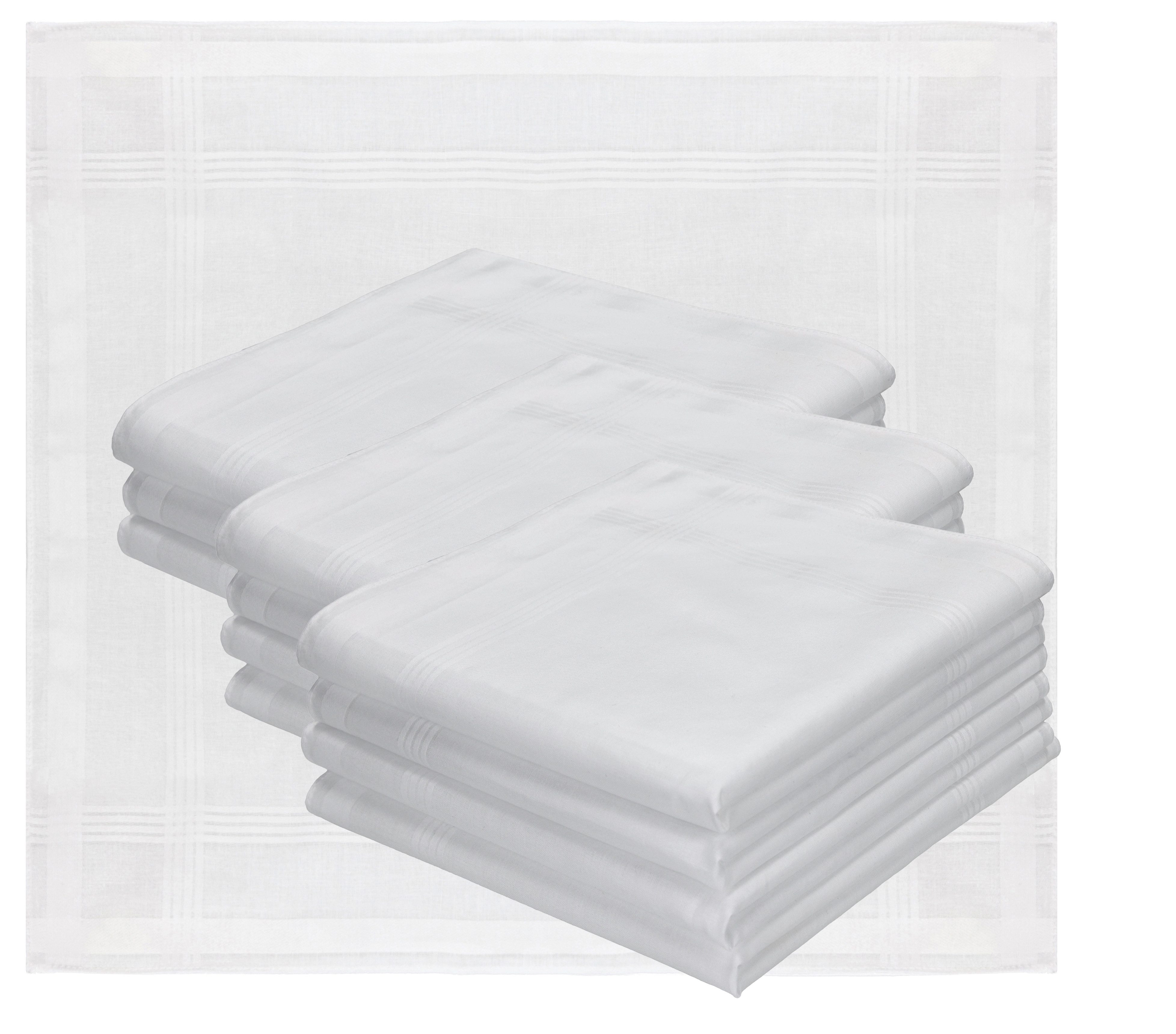 Betz Taschentuch 12 Stück Herren Stofftaschentuch Set Leo 9 Größe 40x40 cm, (12-St)