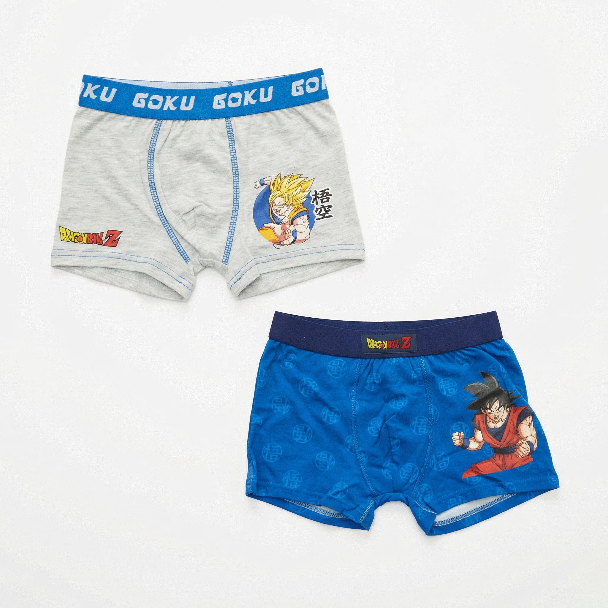 Dragon Ball Boxershorts Dragon Ball Z Jungen Boxershorts Unterhose 2er Pack Gr. 122-164 (Spar-Set, 2-St)