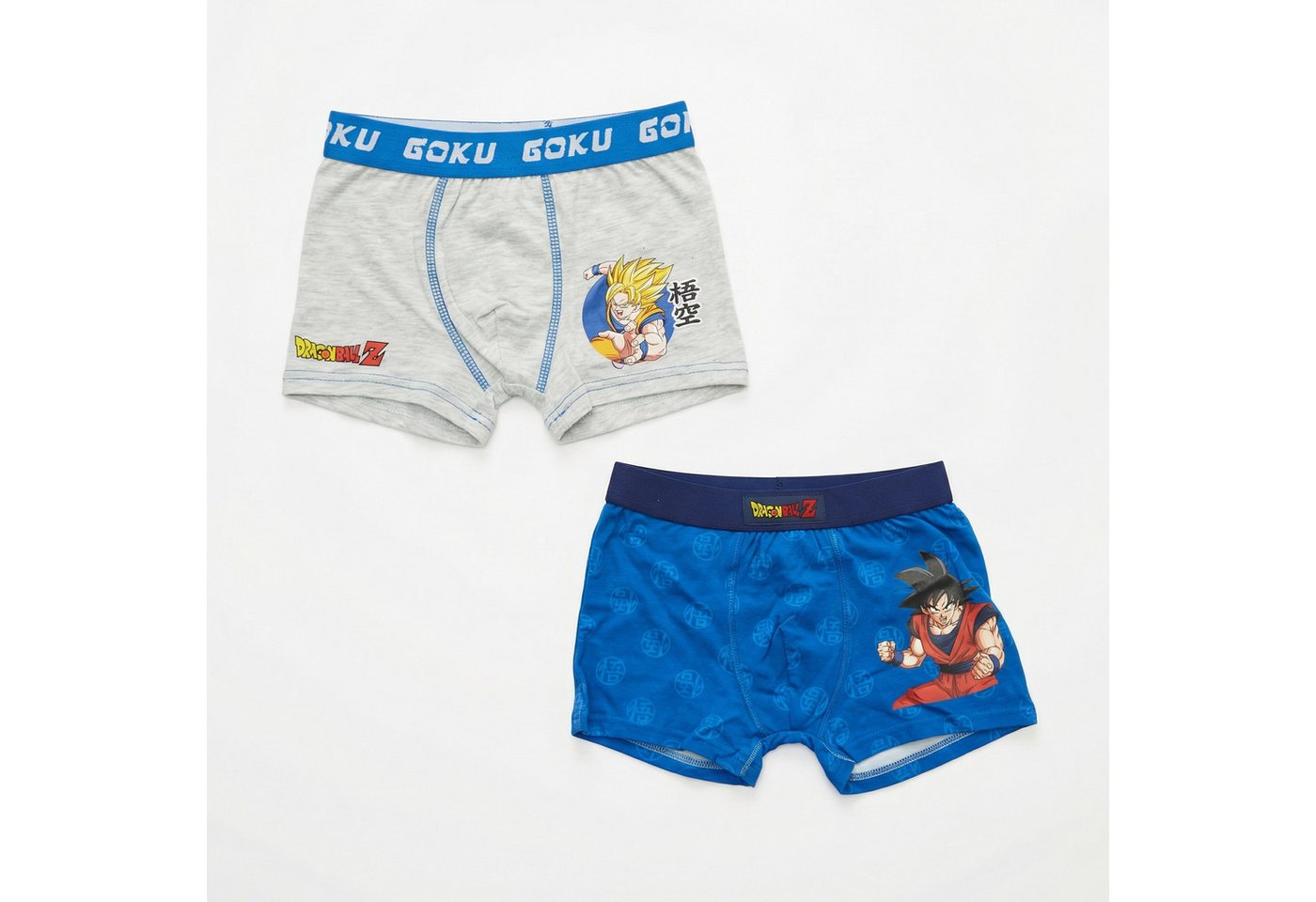 Dragon Ball Boxershorts Dragon Ball Z Jungen Boxershorts Unterhose 2er Pack Gr. 122-164 (Spar-Set, 2-St)