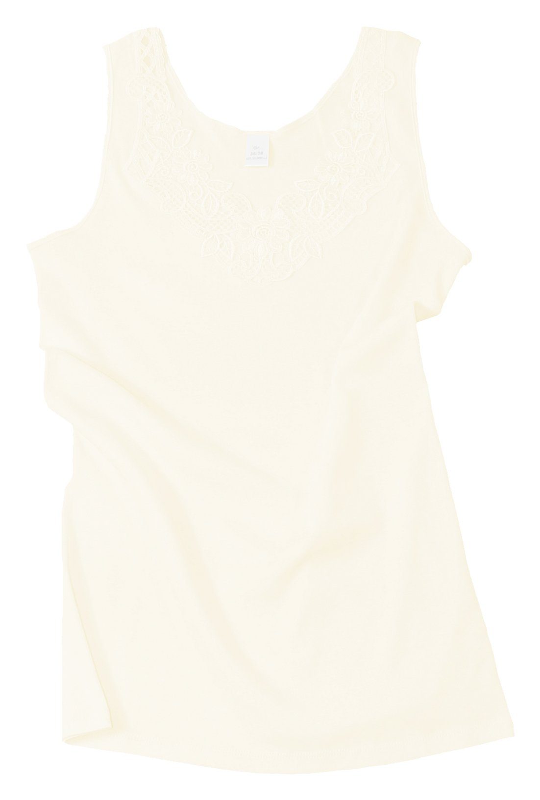 Cotton Prime® Unterhemd mit Spitze in angenehmer Baumwollqualität – Bild 4 von 5