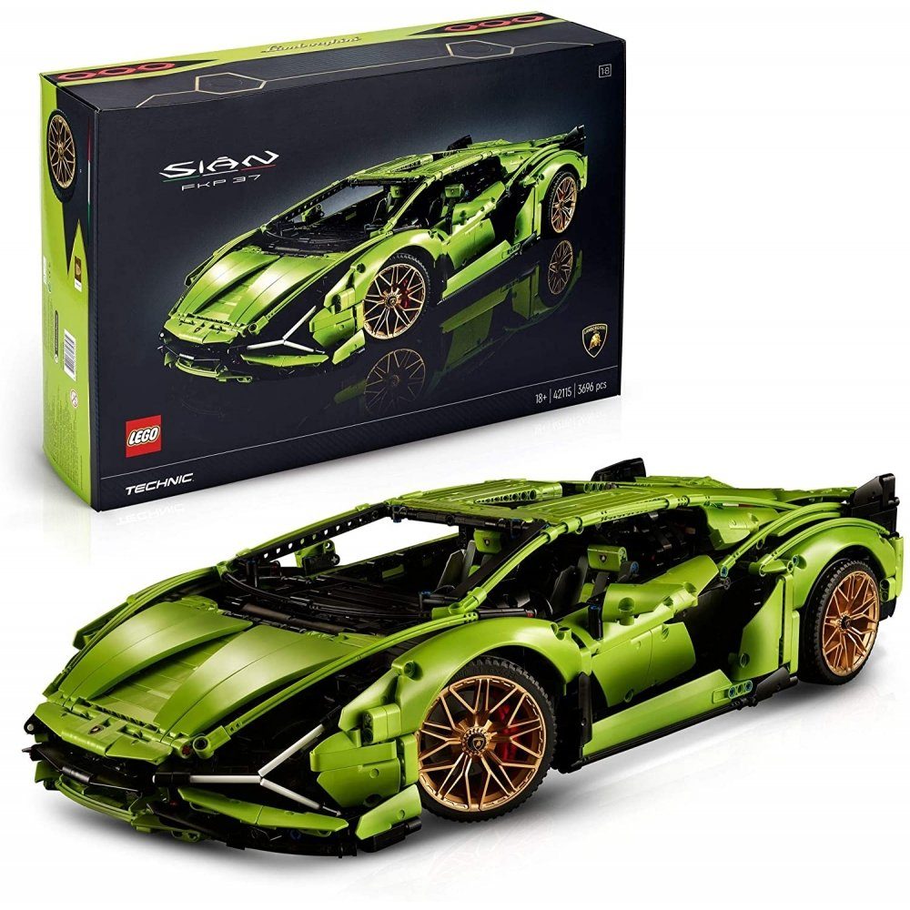 Lego Technic Konstruktions Spielset 42115 Technic Lamborghini Sian Fkp 37 Konstruktionsspielzeug Hellgrun Online Kaufen Otto