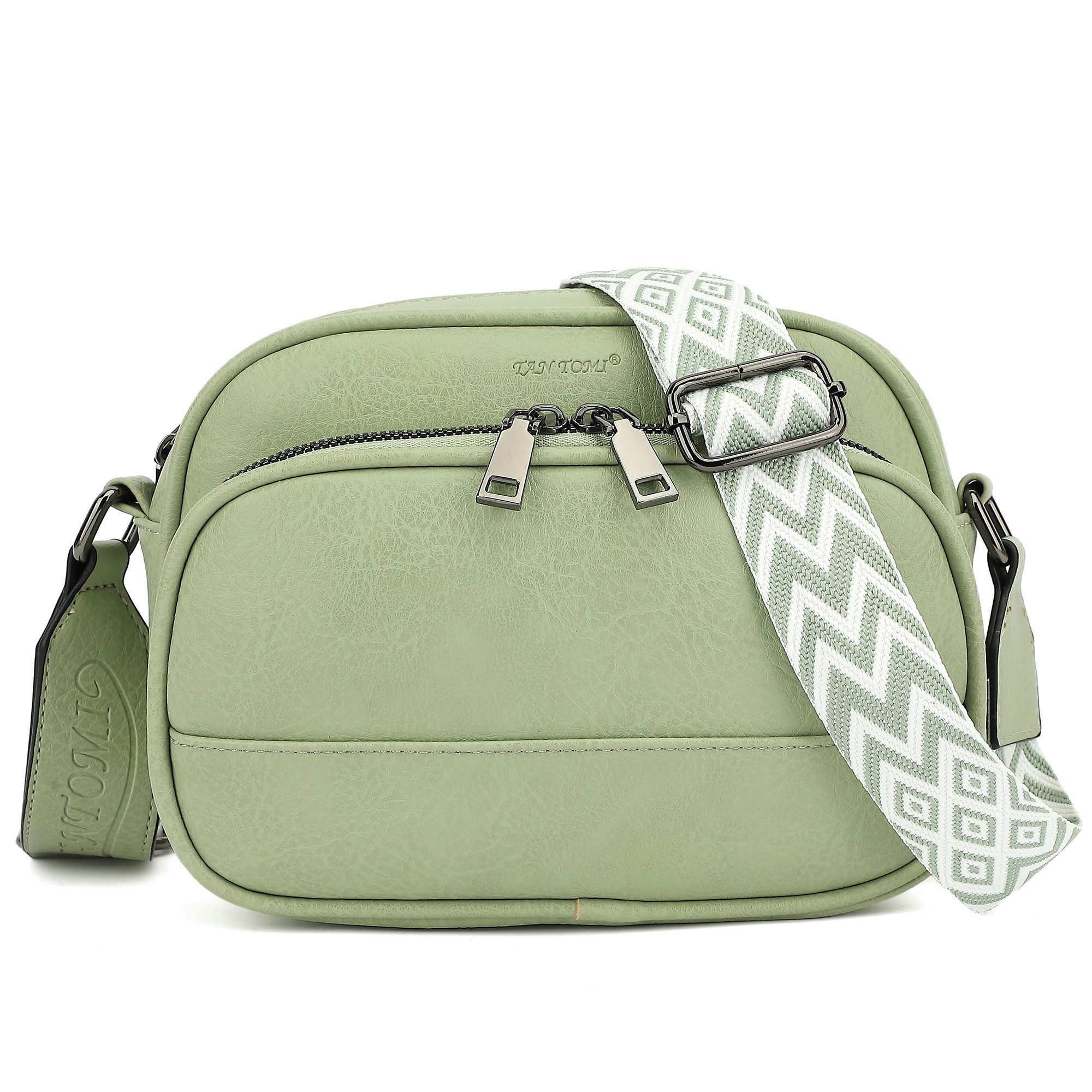 TAN.TOMI Schultertasche Damen Umhängetasche mittelgroß Handtasche mit Verst günstig online kaufen