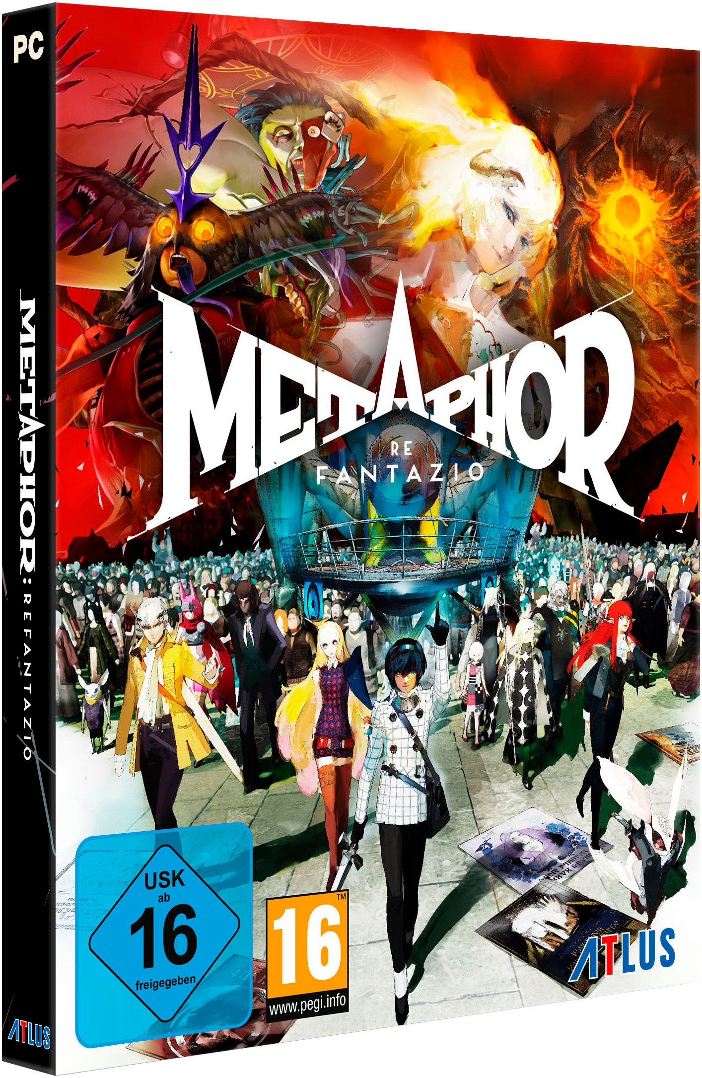 Steelbook Metaphor ReFantazio Formato G2 Per PS4/PS5 - Versione Coreana (senza Gioco)