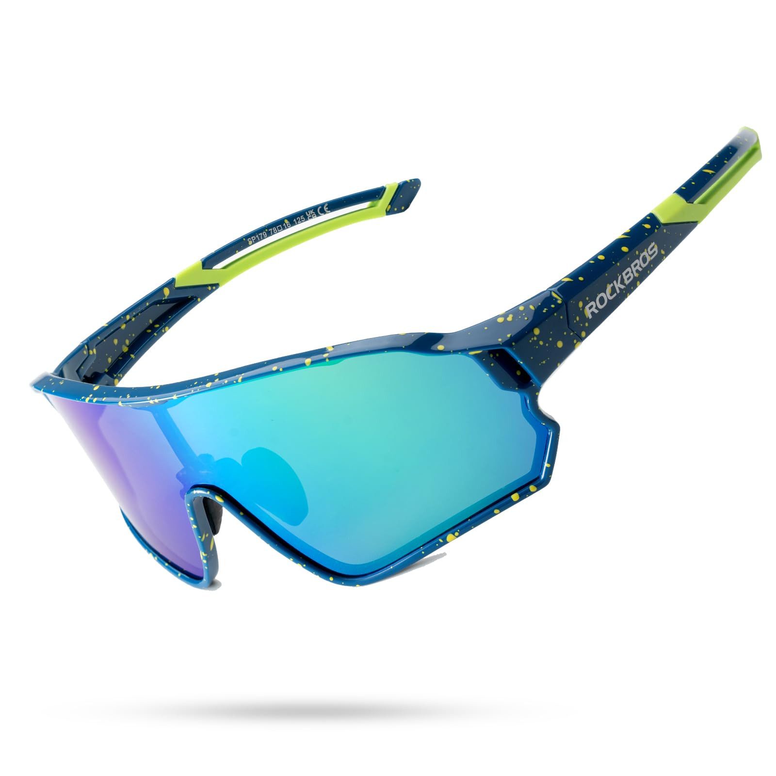 Fahrradbrille Sonnenbrille Polarisierte UV400 Damen Herren Windschutzbrille