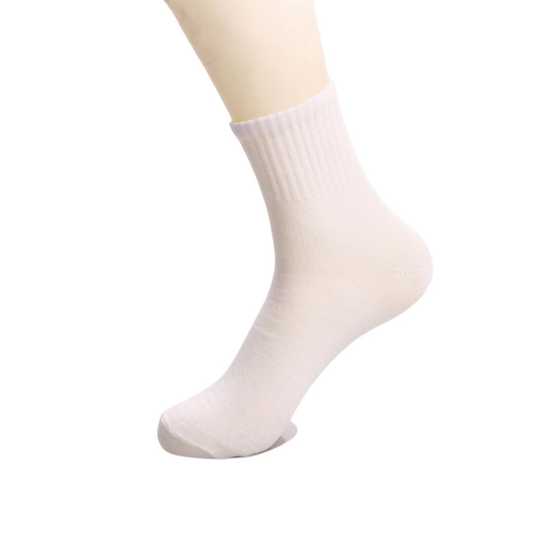 YANN Arbeitssocken Mittellange Sportsocken für 10 Arbeitssocken 10-Paar) Weiß (Die Verpackung Paar Frühling Socken., enthält und Herbst