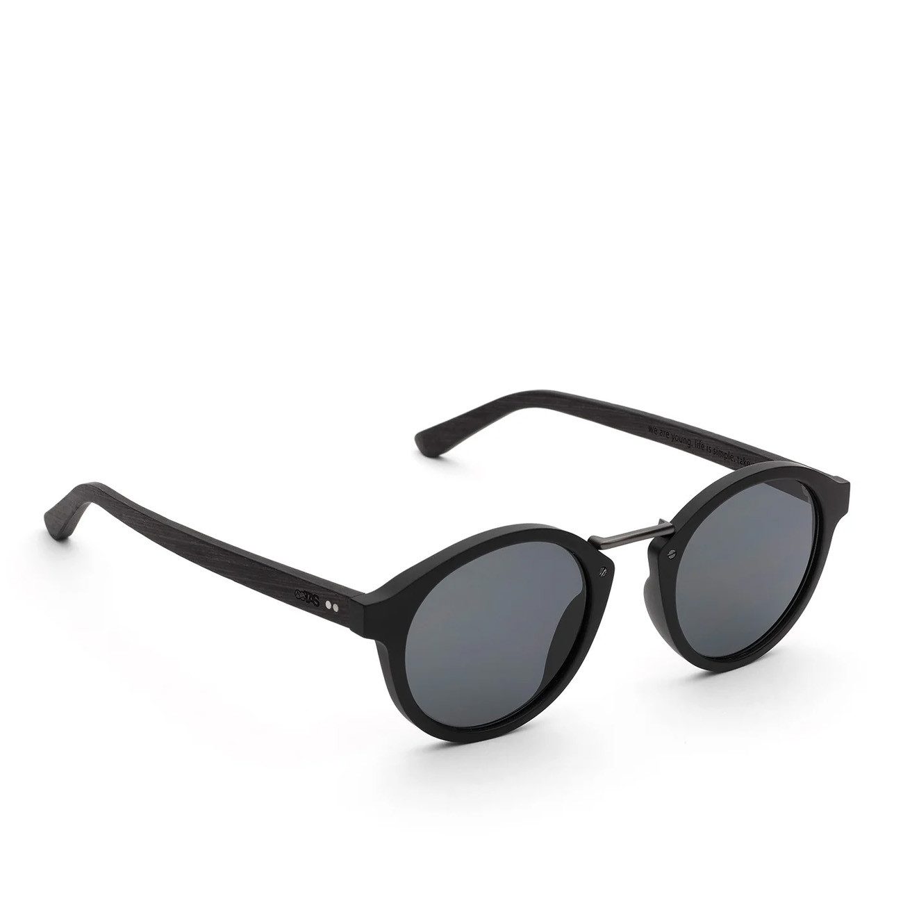 TAKE A SHOT Sonnenbrille Take a Shot Nox 2.0 Schwarzes Eichenholz