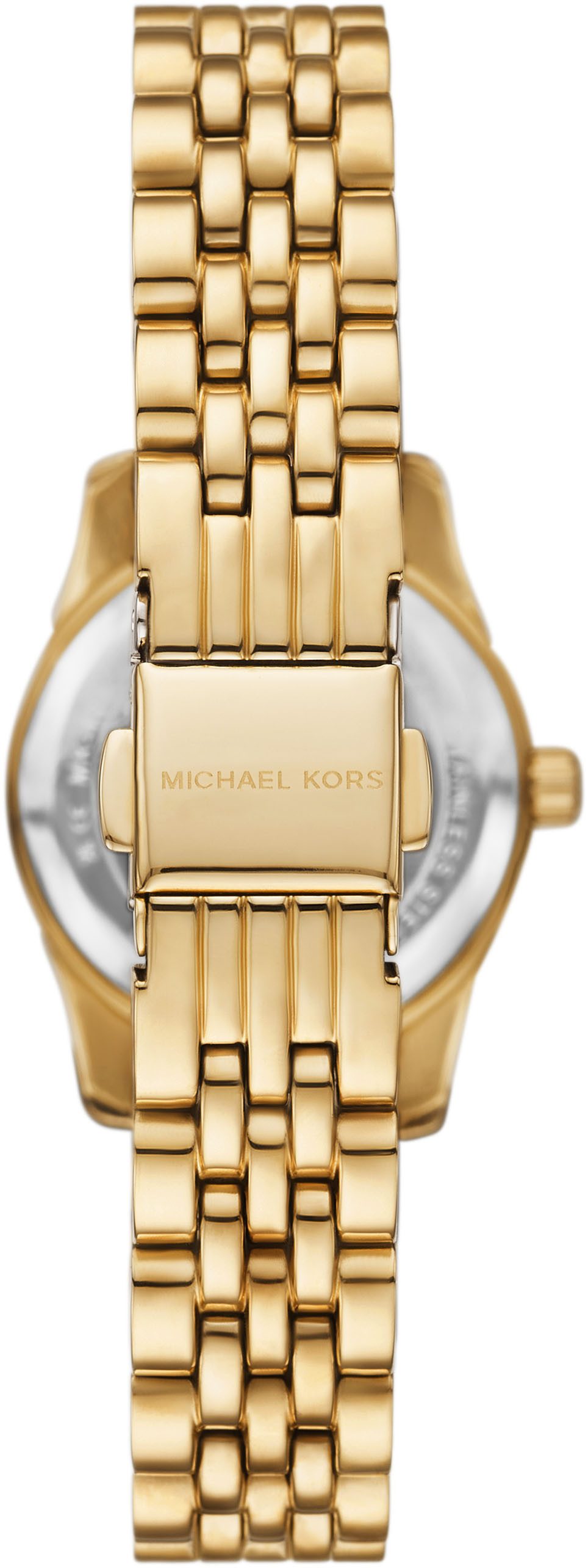 MICHAEL KORS Quarzuhr LEXINGTON MK4842, Armbanduhr, Damenuhr, Edelstahlarmband, analog, Glassteine