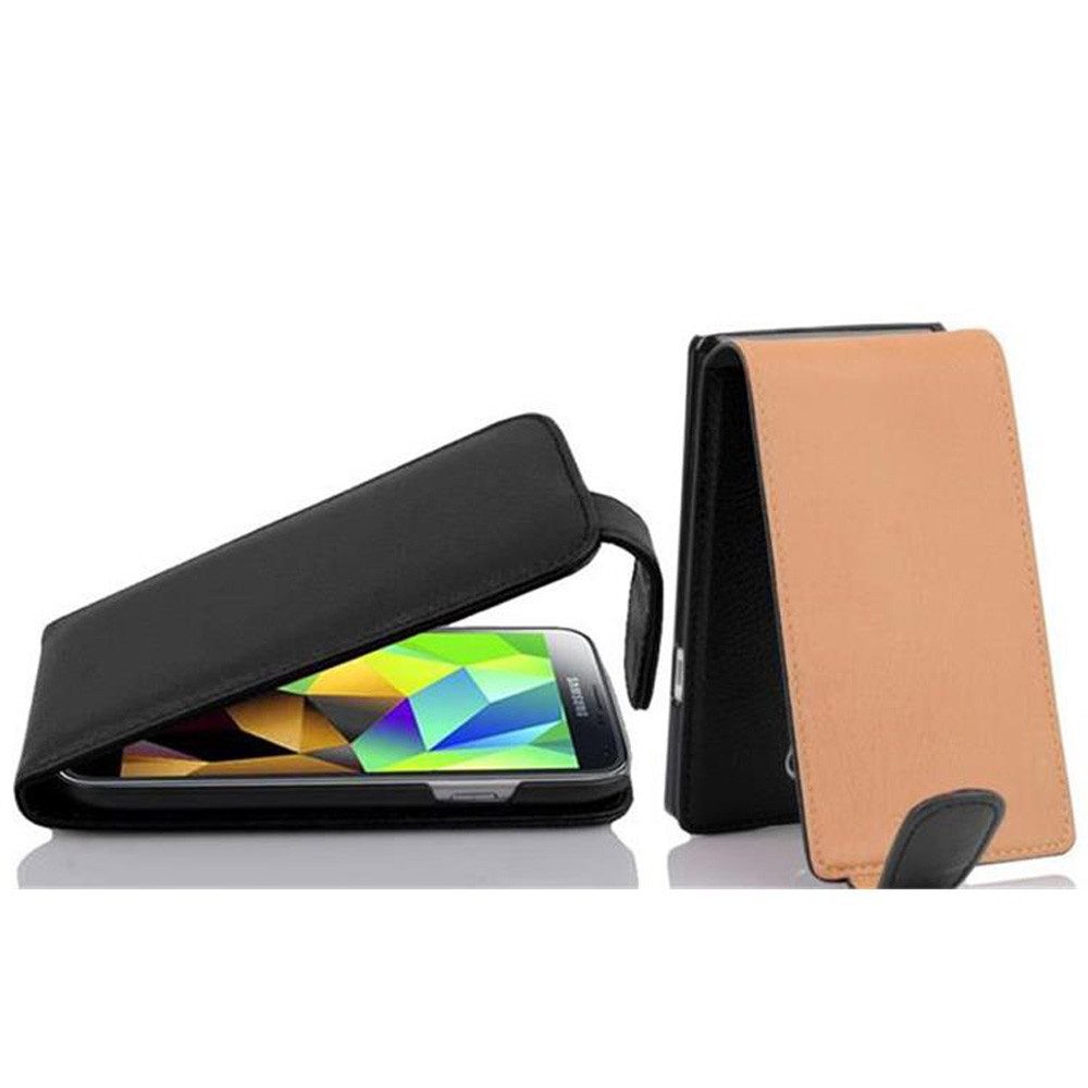 Cadorabo Handyhülle Samsung Galaxy S5 MINI / S5 MINI DUOS Samsung Galaxy S5 MINI / S5 MINI DUOS, Handy Schutzhülle, Klappbare Hülle, Kunstleder mit Magnetverschluss