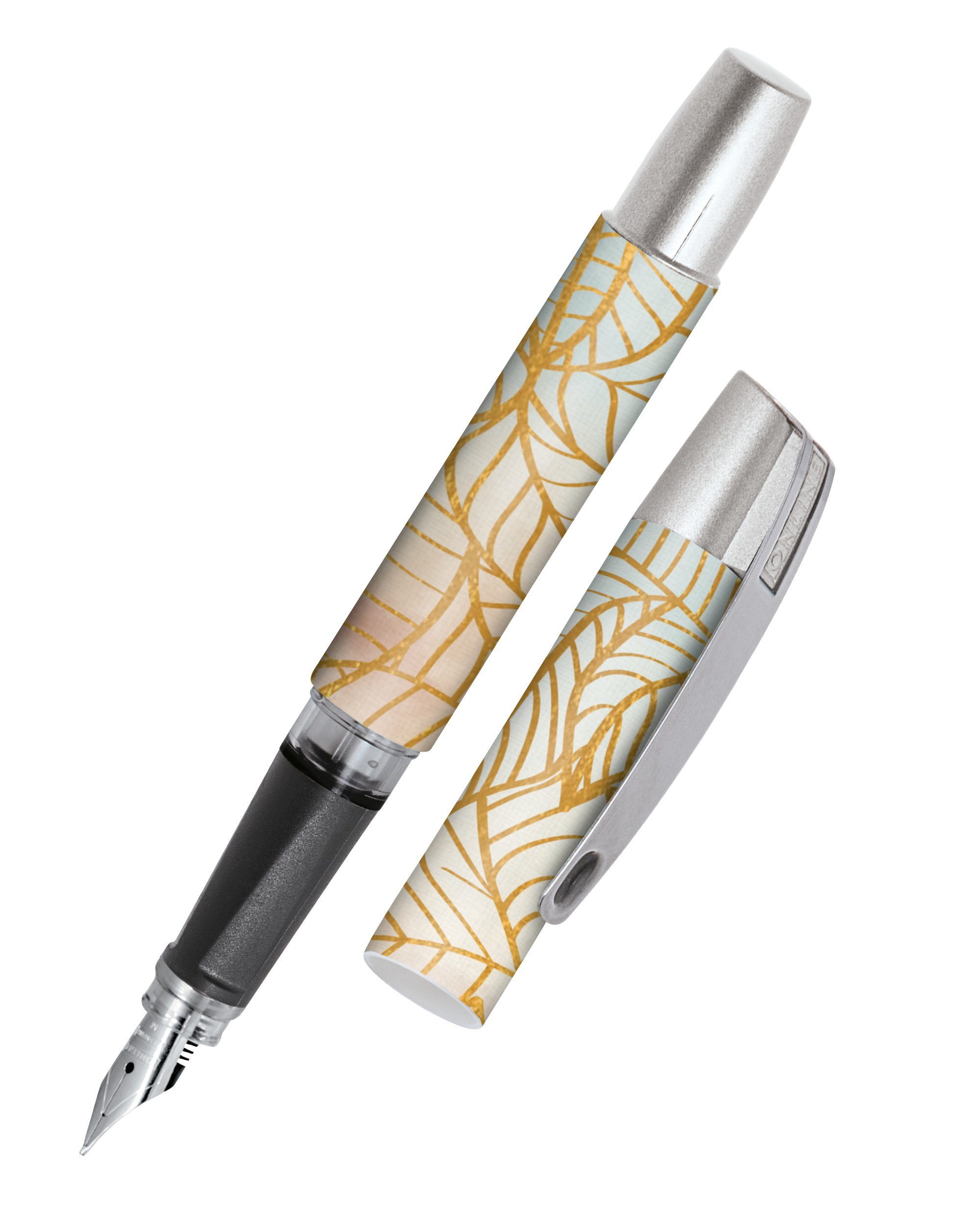 ideal die Pen Leaves für Golden Online Füller hergestellt Deutschland Füllhalter, ergonomisch, in Campus Schule,