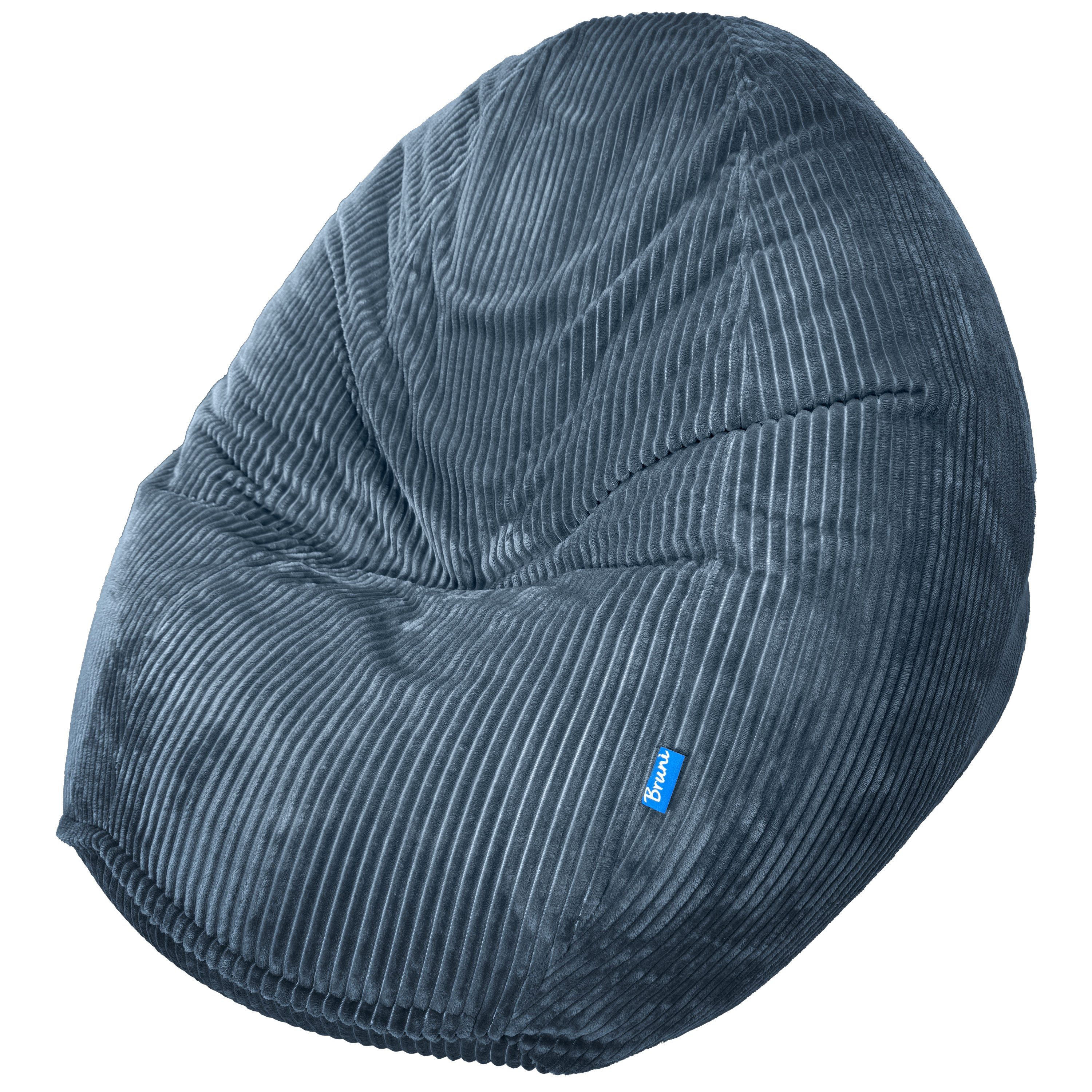 Bruni Sitzsack Classico Cord, flauschig, samtweich, abnehmbarer Bezug