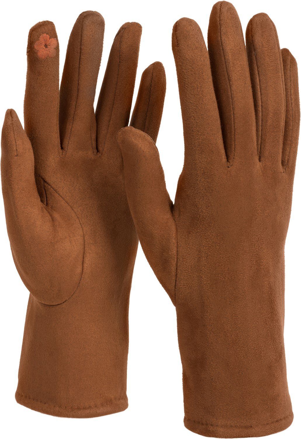 styleBREAKER Strickhandschuhe Touchscreen Stoff Handschuhe mit abnehmbarer günstig online kaufen