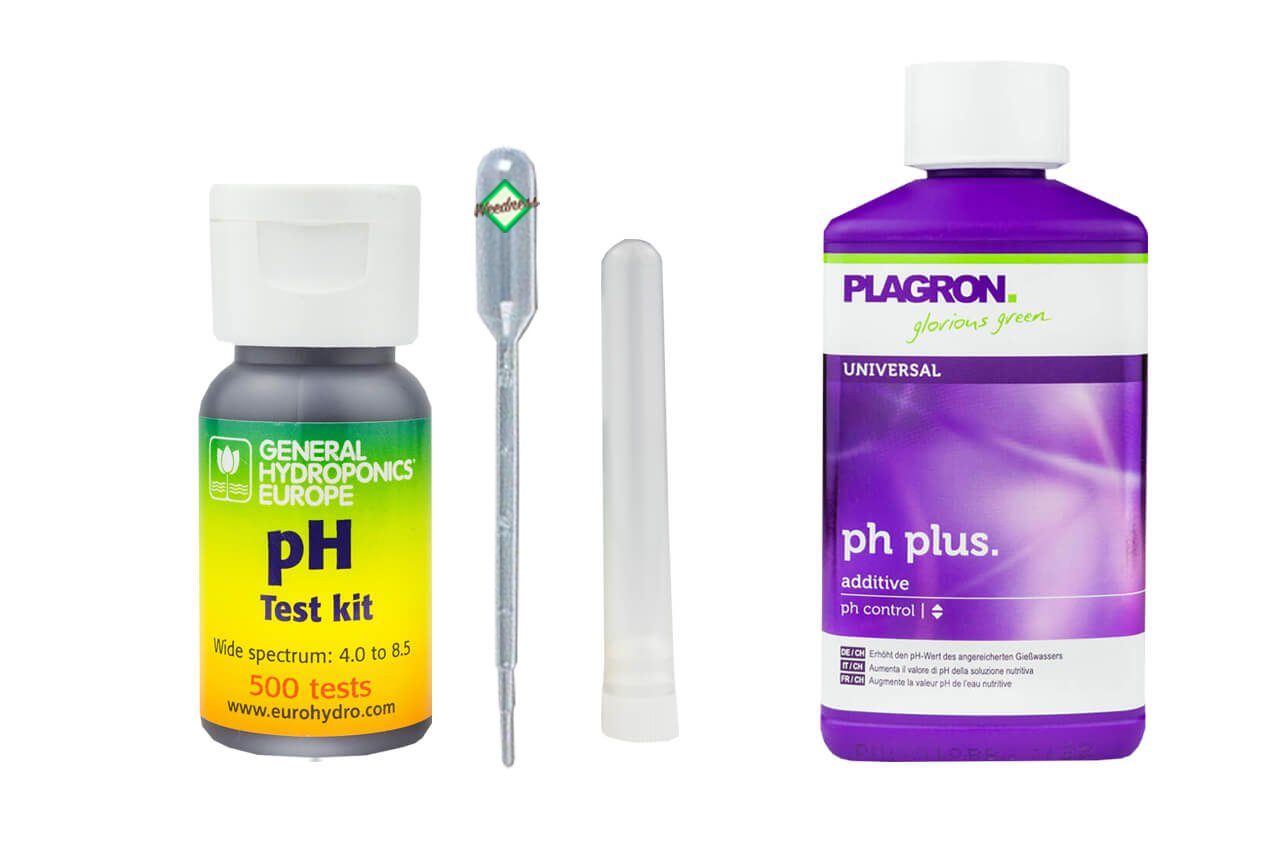 Weedness Wasserteststreifen GHE pH-Wert-Messgerät Kit mit 500 Tests Teststreifen Wassertester