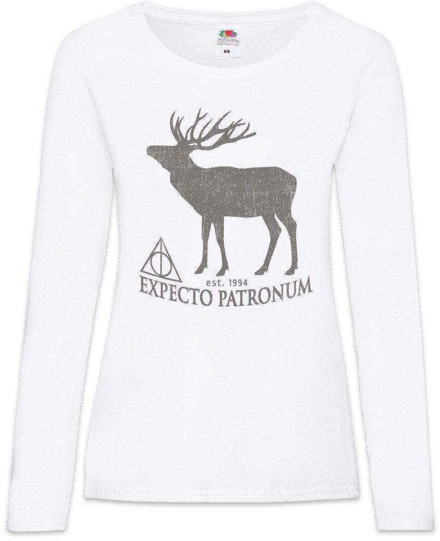 Langarmshirt Expecto Patronum Damen Langarmshirt Harry Pell Hirsch Deer Potter