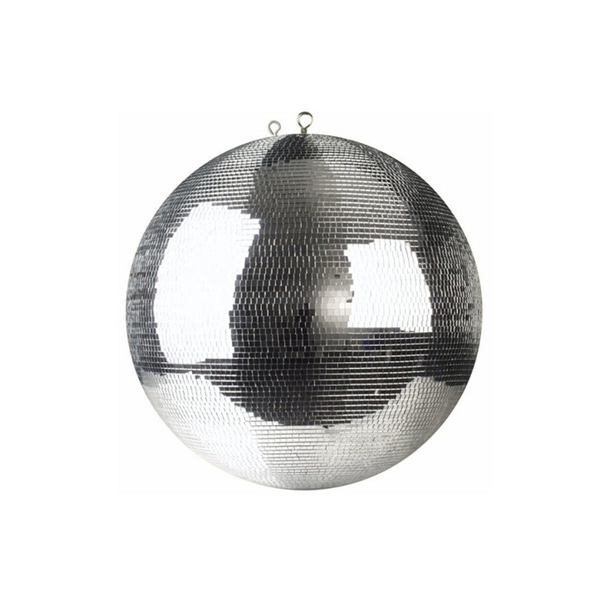 SATISFIRE Discolicht Spiegelkugel 30cm schwarz Discokugel PREMIUM Mirrorball Party Disko