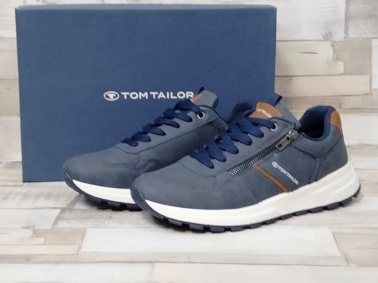 Rieker Rieker Herren Schnürschuh dunkelblau mit seitlichem Reißverschluss 44 Schnürschuh