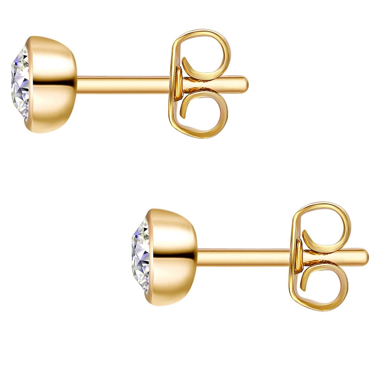 Rafaela Donata Schmuckset gelbgold (3-tlg), aus Sterling Silber