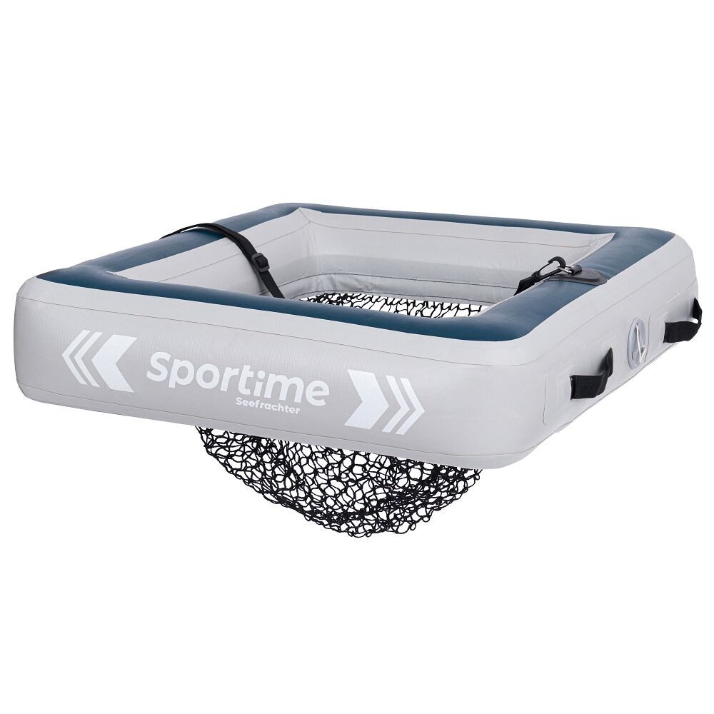Sportime Badeinsel Wasserobjekt Seefrachter, Netz sichert volle Getränkekisten