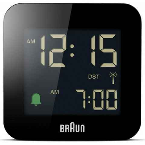 Braun Funk-Reisewecker BC08B-DCF - Funkwecker - schwarz