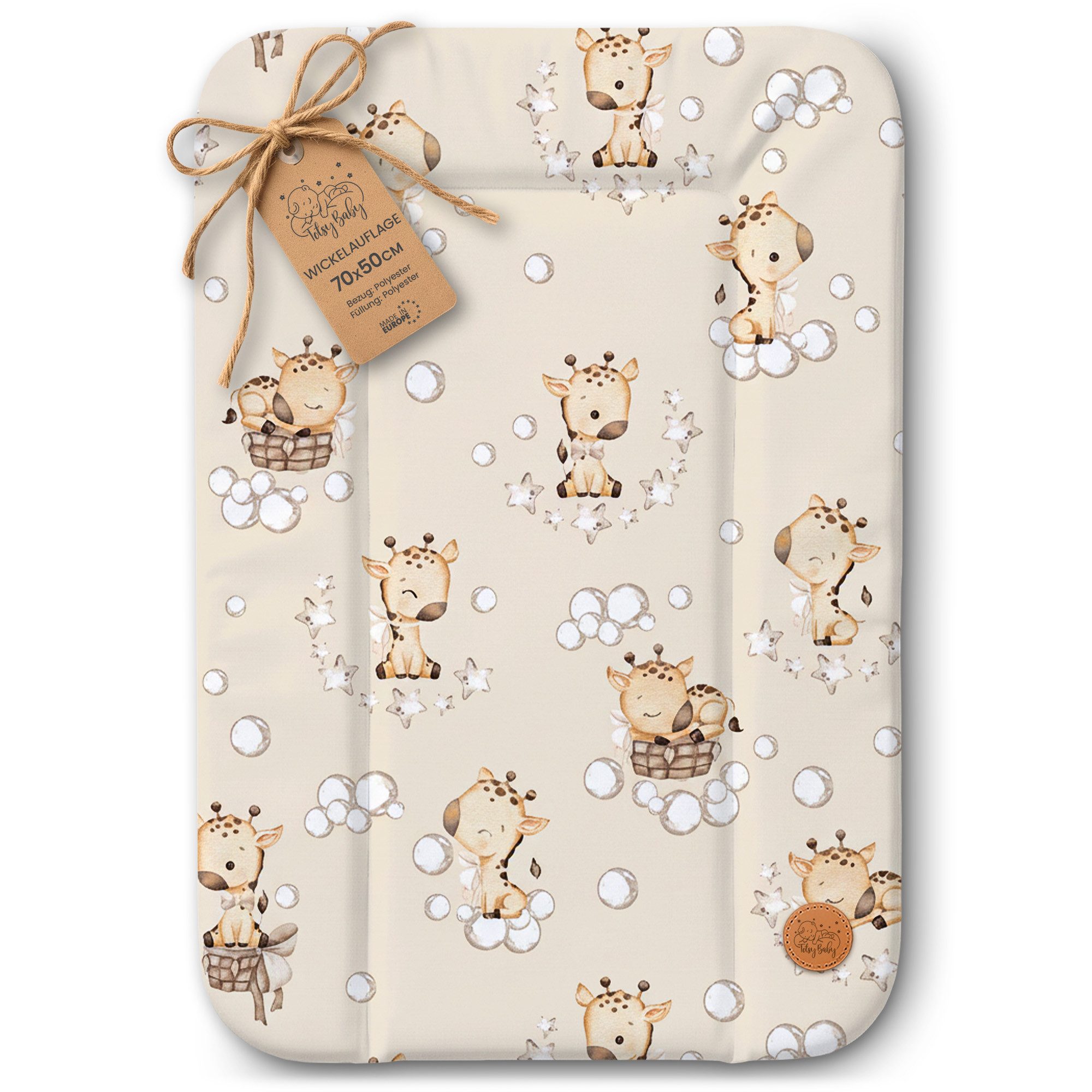 Totsy Baby Wickelauflage Wickelunterlage abwaschbar und wasserdicht - Wickelmatte zum Auflegen