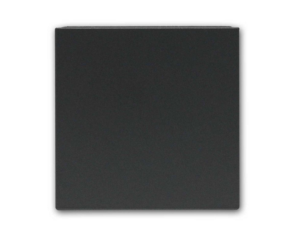 McPower Kreuz-Schalter SHALLOW anthrazi 250V~/10A o Rahmen Unterputzschalter