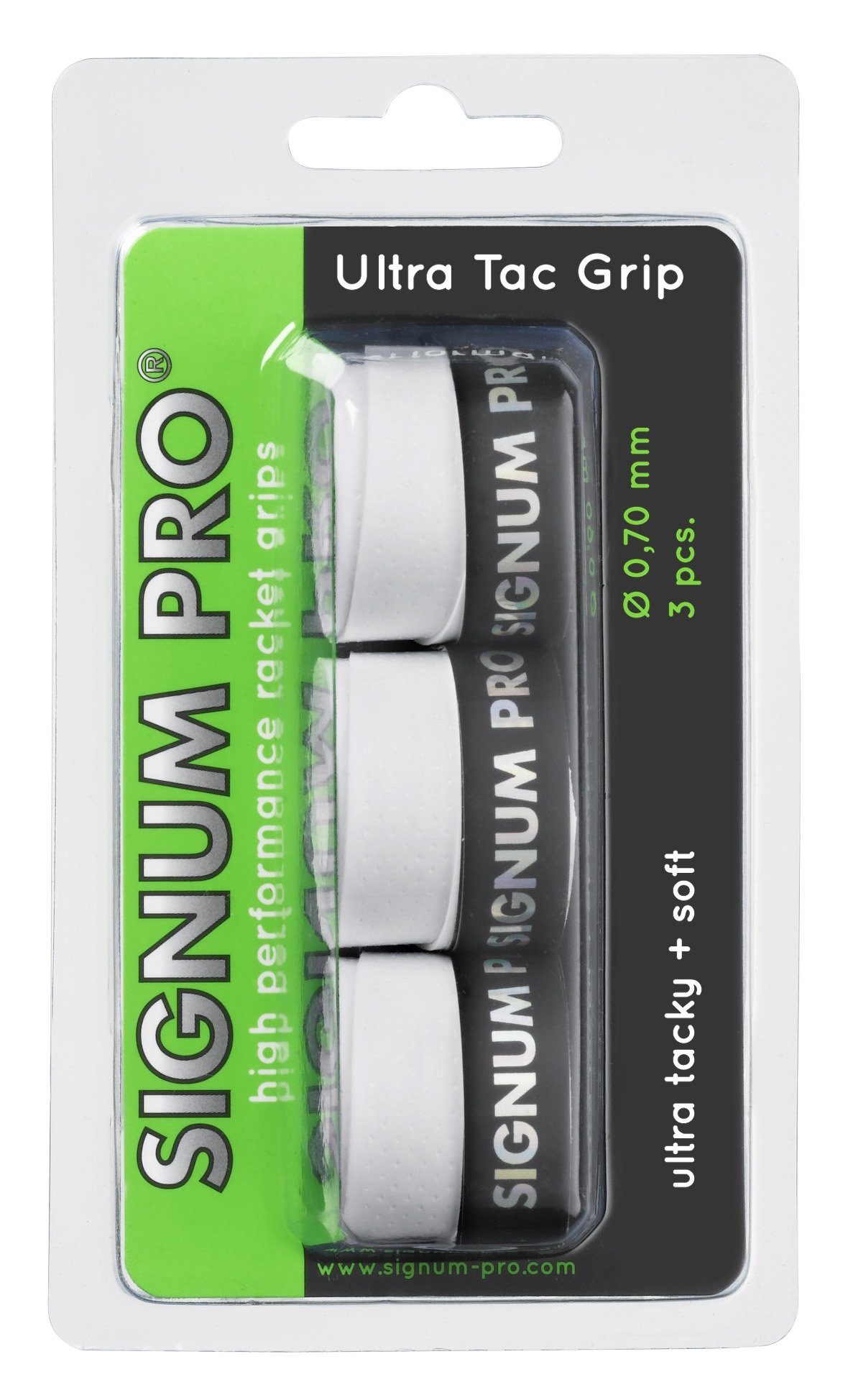 Griffband Overgrip UltraTac 0.70mm weiss 3er