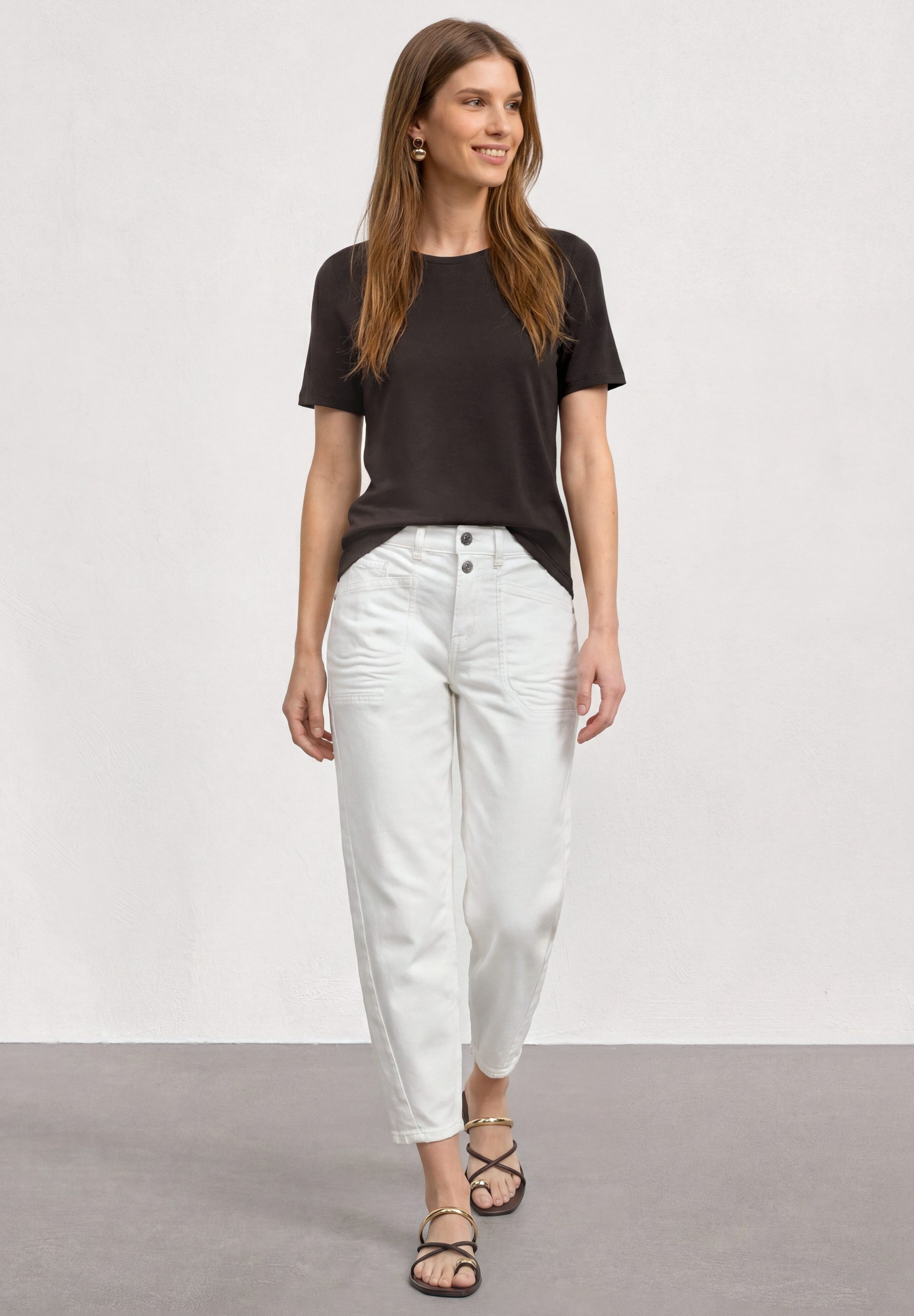 STREET ONE T-Shirt im soften Baumwoll-Mix – Bild 3 von 5