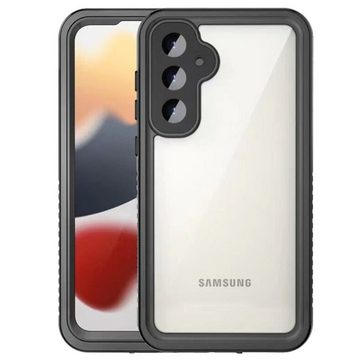 Wigento Handyhülle Für Samsung Galaxy S23 FE 360 Grad Full Body Wasserdichte Handy Tasche
