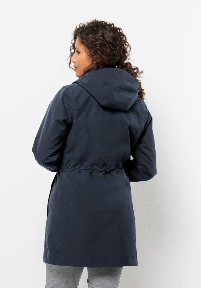 Jack Wolfskin OTTAWA COAT nachtblau 3-in-1-Funktionsmantel