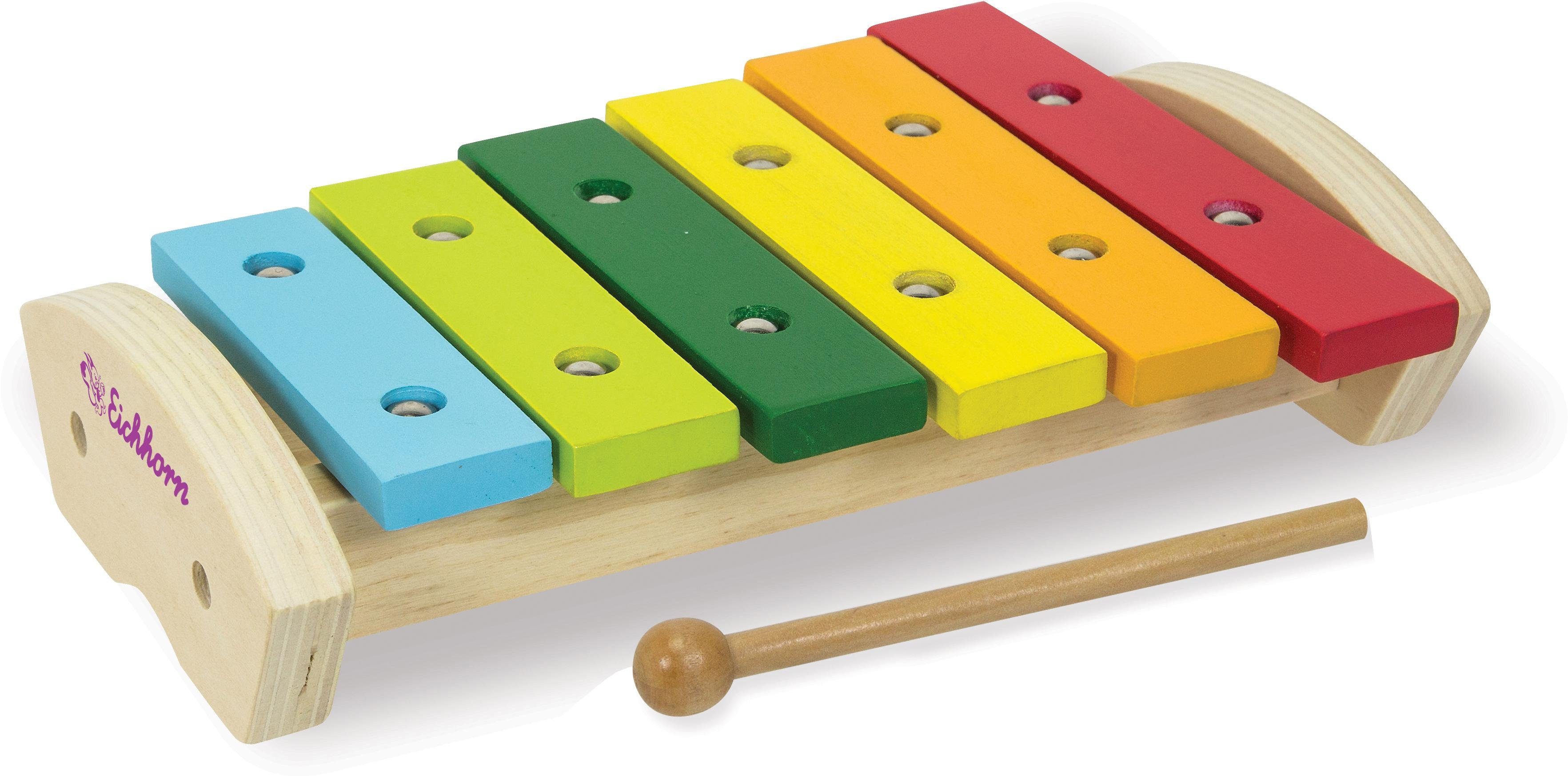 Eichhorn Spielzeug-Musikinstrument Xylophon, aus Holz, FSC® - schützt Wald günstig online kaufen