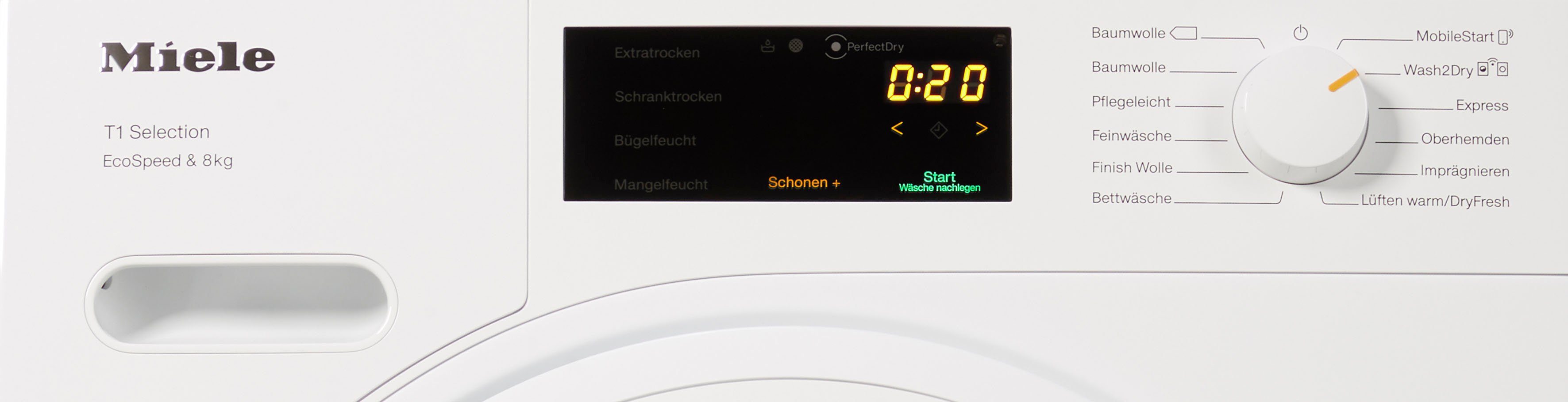 Miele Wärmepumpentrockner TSC563WP, 8 kg, Technologie EcoDry