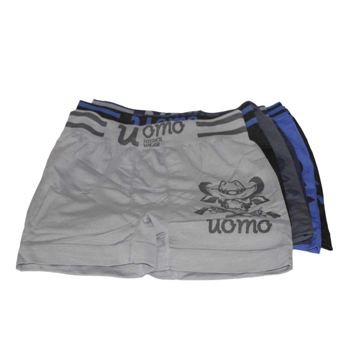 Retro Boxer 6er Boxershorts Microfaser Herren Unterhose Unterwäsche Seamless