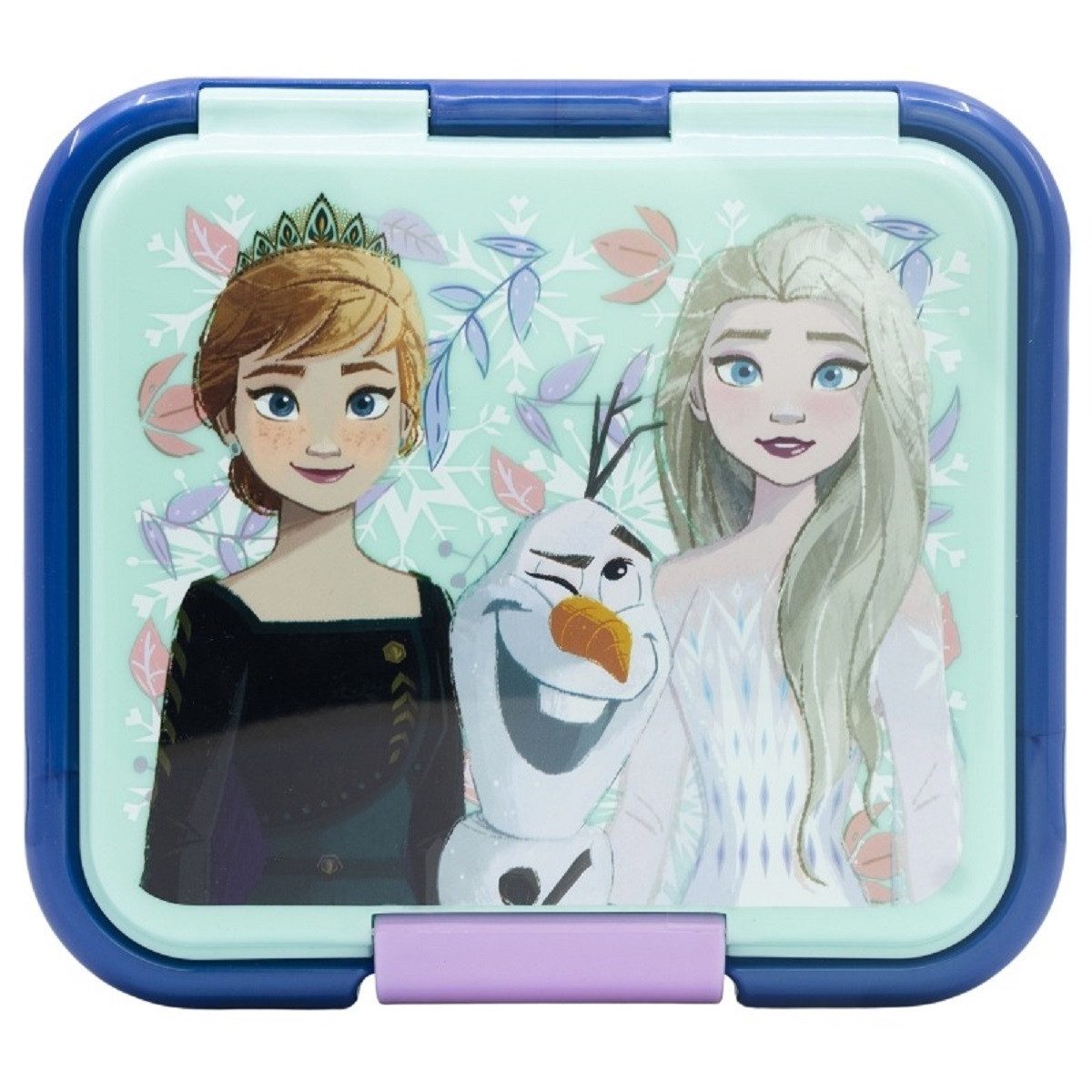 Stor Lunchbox Disney Frozen Kinder Brotdose – Lunchbox Pausenbox Schulbrotbox, (Einteilig, Einteilig), Brotzeitdose