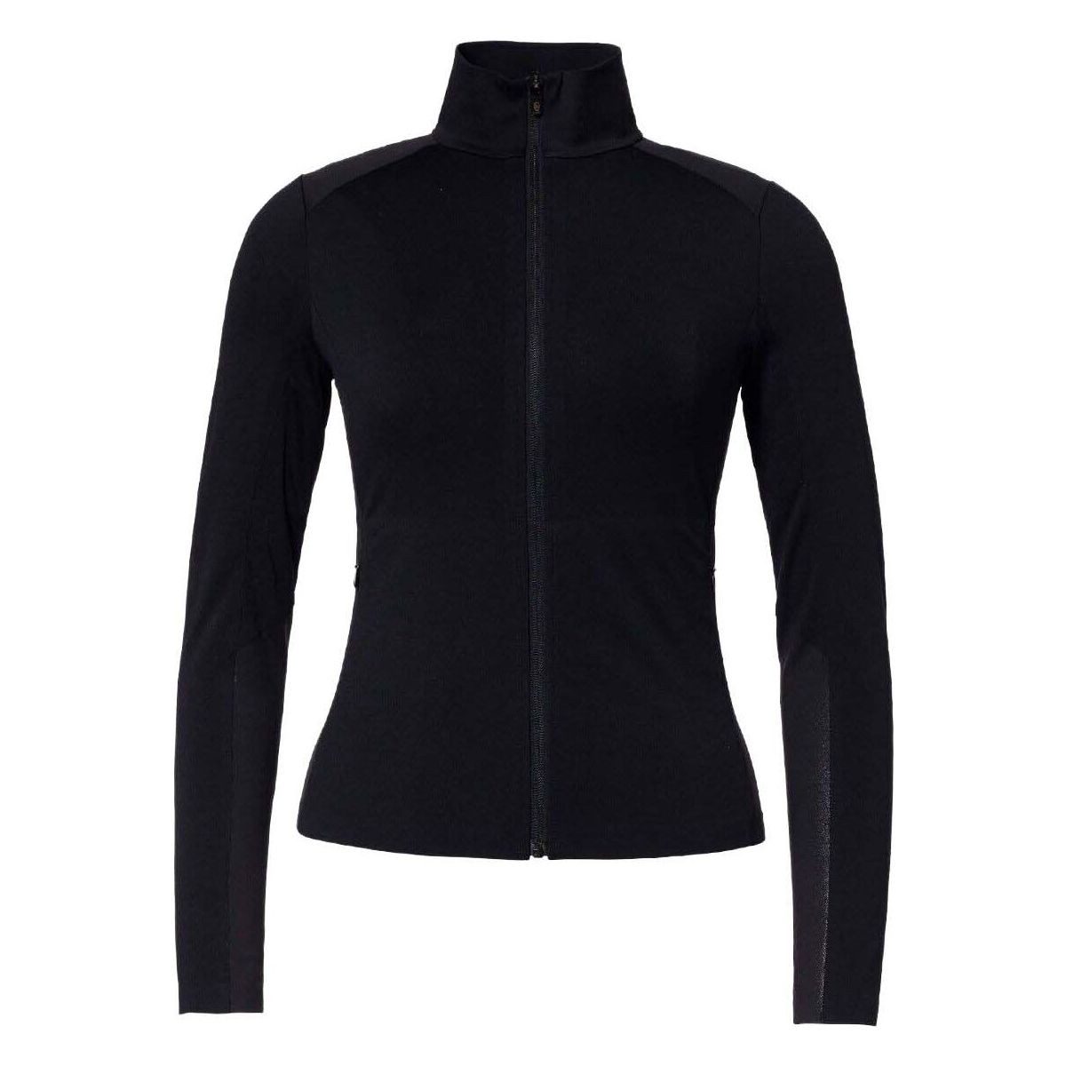 Goldbergh Fleecejacke Noella Zip Jacket Elegante Damen-Trainingsjacke mit glänzenden Einsätzen