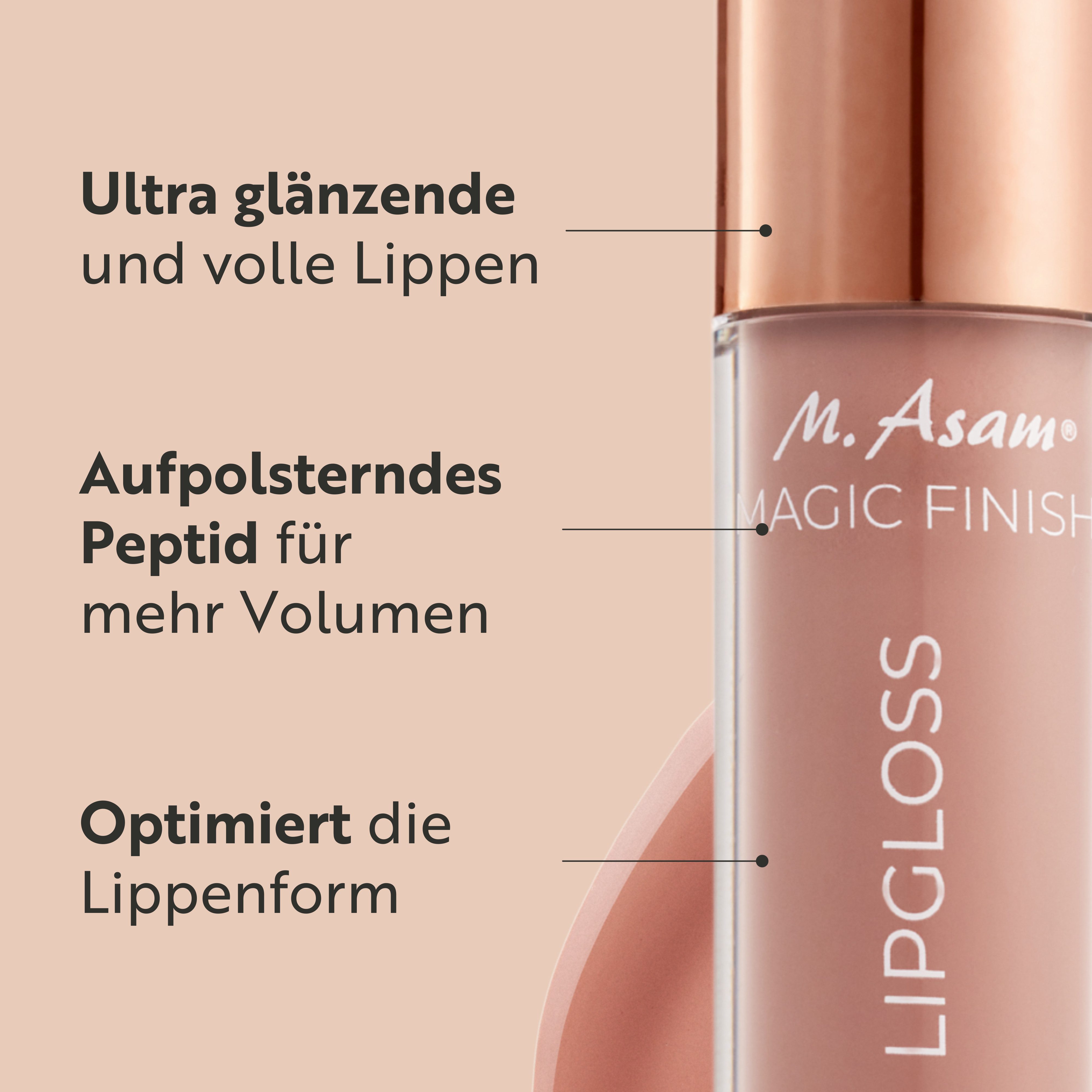 asambeauty Lipgloss Ultra Glaze Lipgloss Cream Cashmere
