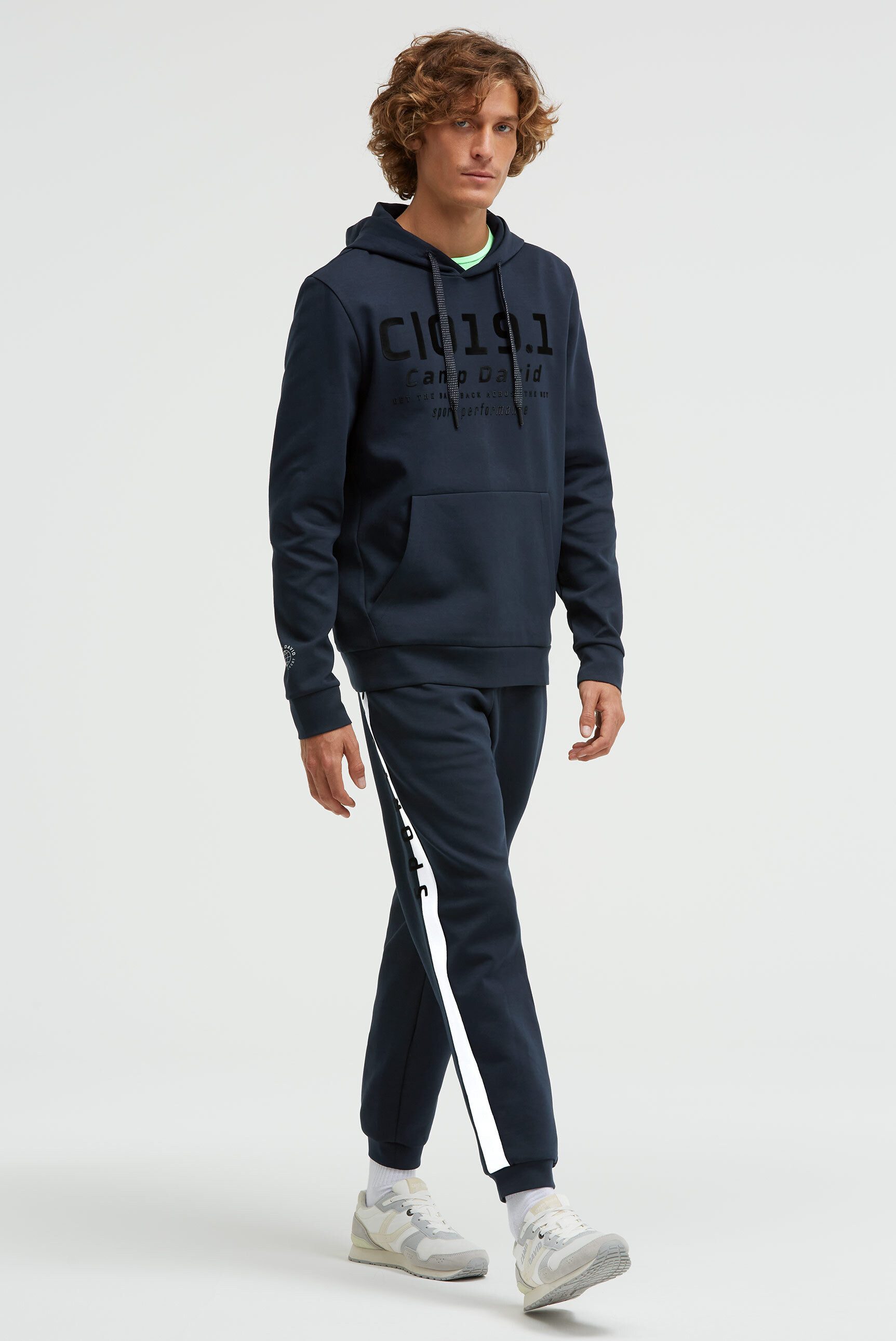 CAMP DAVID Sporthose mit Reißverschlusstaschen