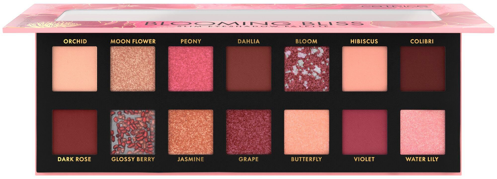 Catrice Lidschatten-Palette Slim Eyeshadow Palette, mit klassischen Farbtönen