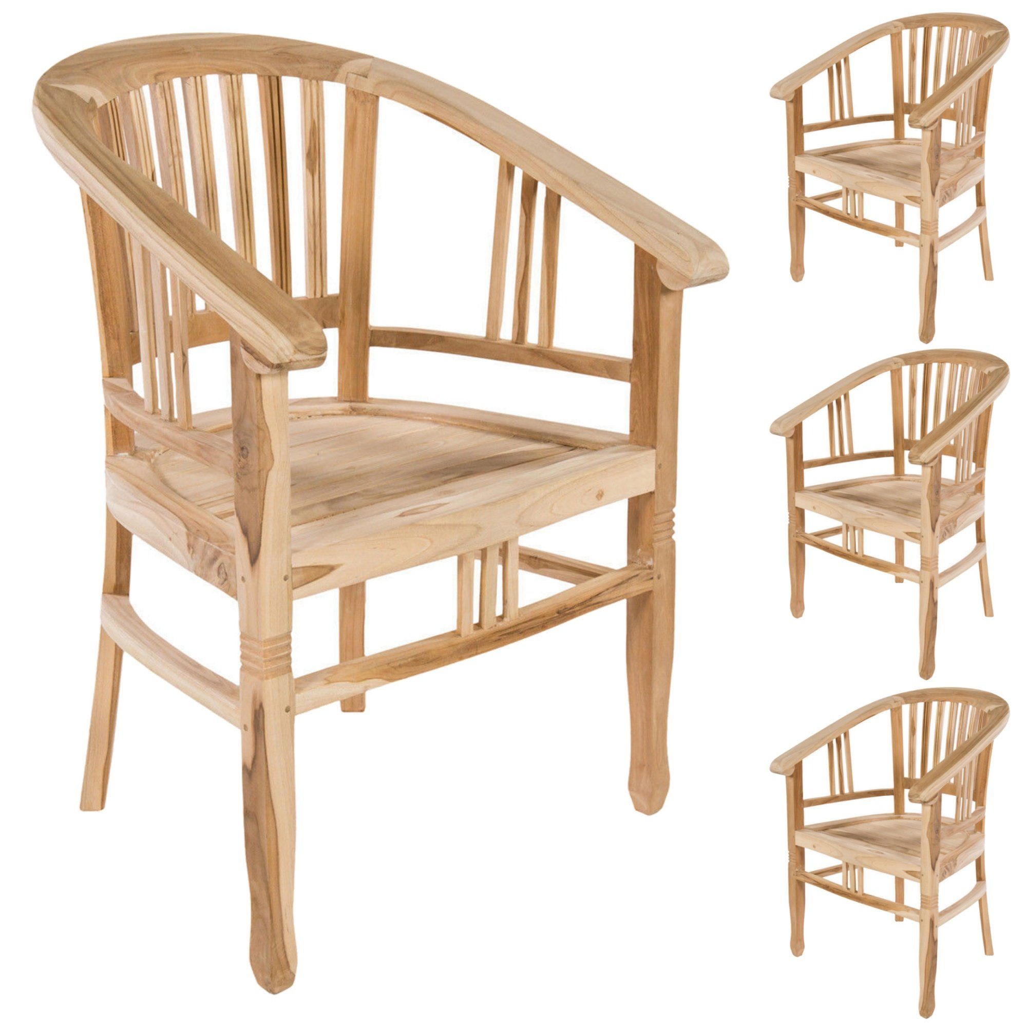 Raburg Gartenstuhl NELA XL, edler Teak-Holz-Sessel, robustes Teak,  langlebig, massiv & robust für Outdoor, Garten, Balkon & Terrasse,  Belastbarkeit 130 kg