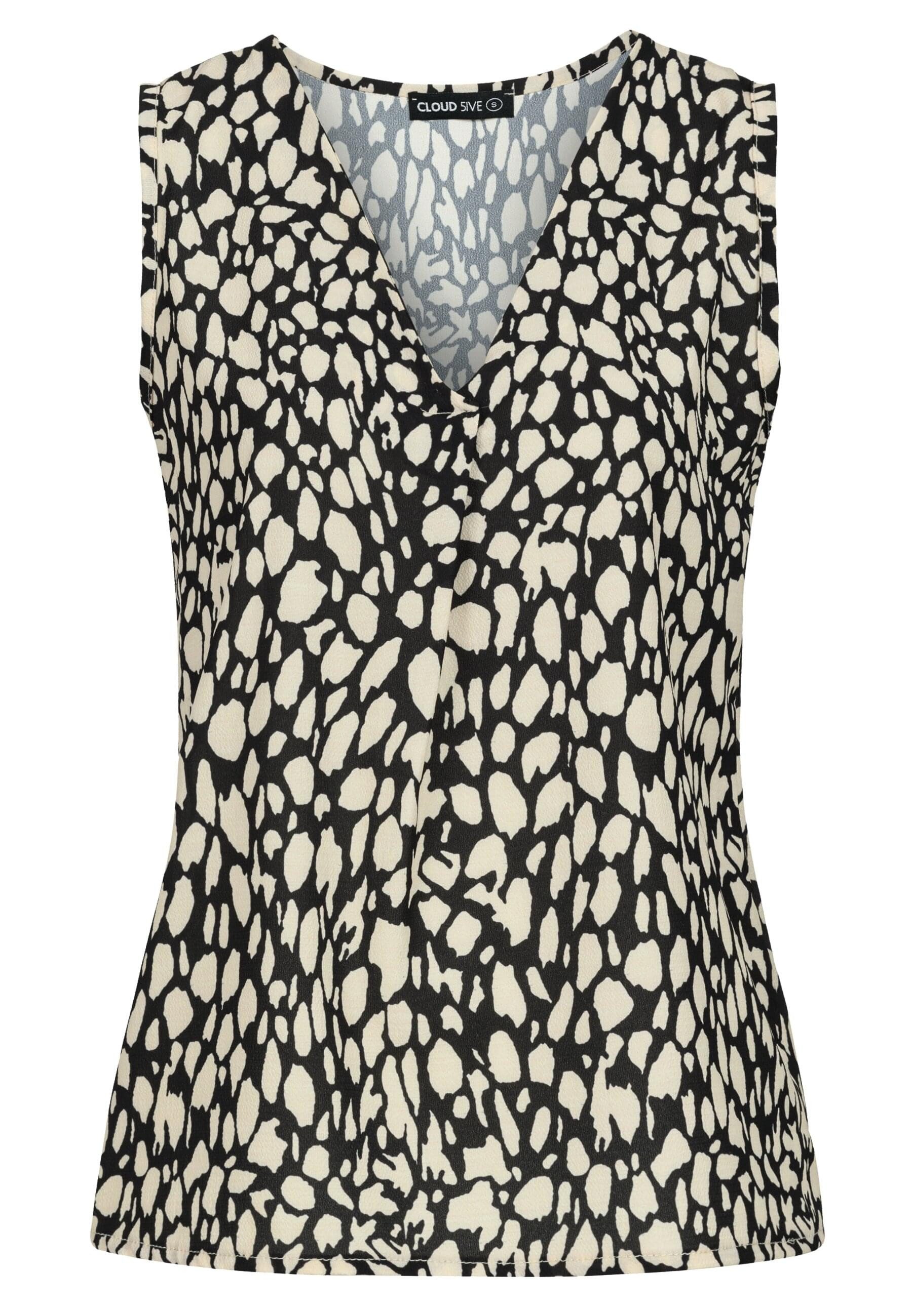 CLOUD 5IVE Muskelshirt CLOUD 5IVE V-Neck Top with aop animal print (1-tlg) günstig online kaufen