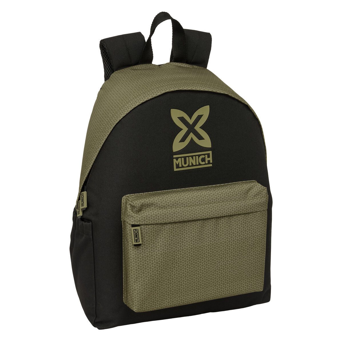Munich Rucksack 31 x 43 x 13 cm Kinder Rucksack Munich West Schwarz grün 31x43x13 cm
