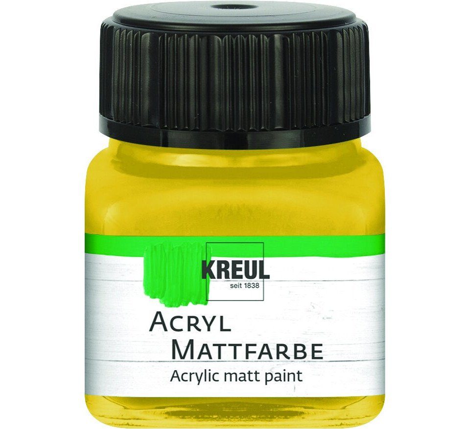 Acrylfarbe Kreul Acryl Mattfarbe gold 20 ml