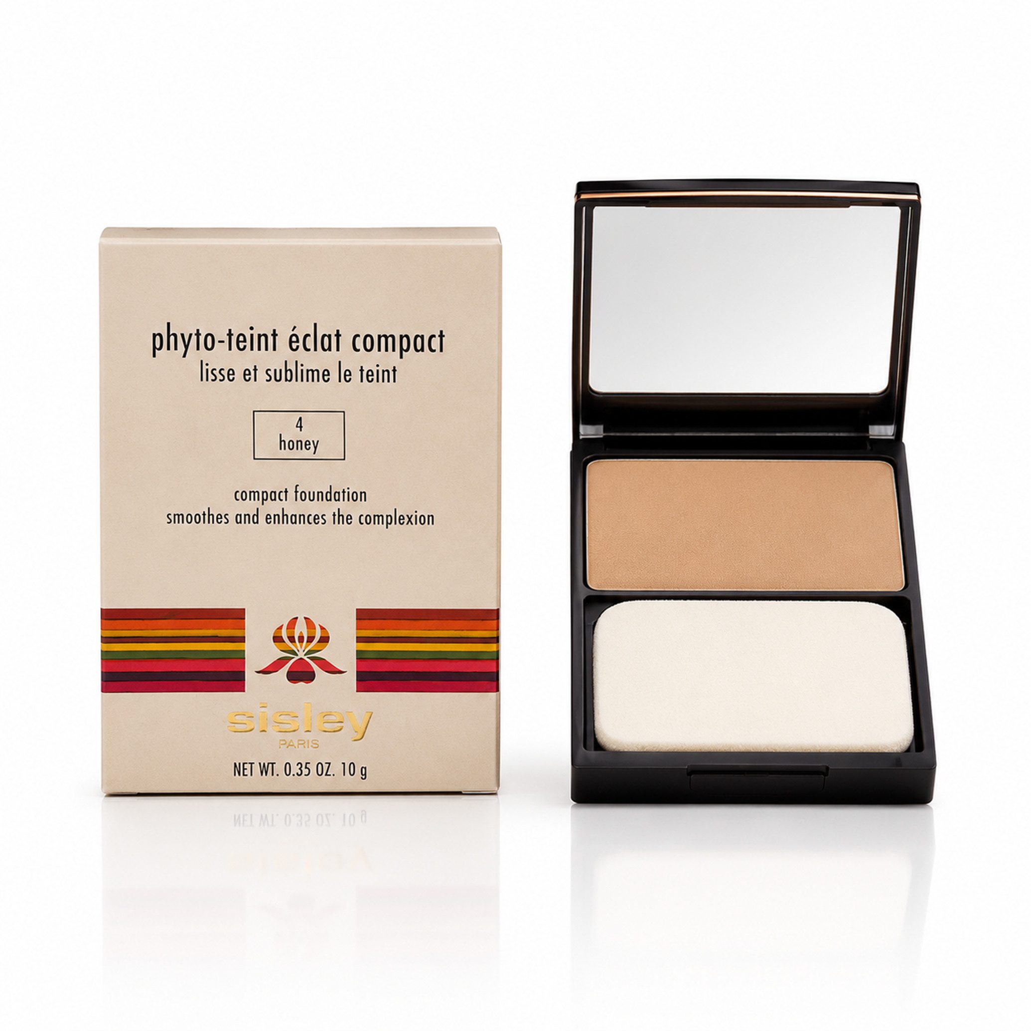 sisley Foundation Sisley Phyto Teint Exlat Compact Foundation Puder 4 Honey