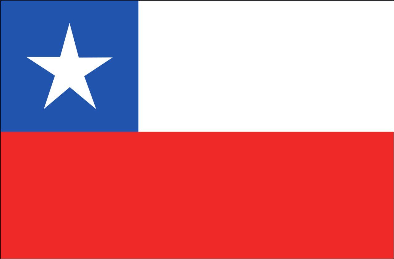 Chile Flagge 110 g/m² flaggenmeer Querformat Flagge