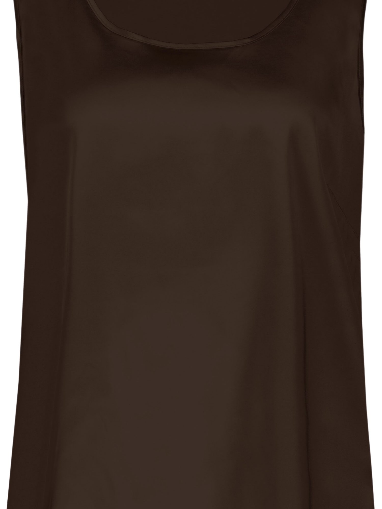 Monari Tanktop braun,Casual,Viskose,Unifarben,Rundhals,Ärmellos,Casual Fit