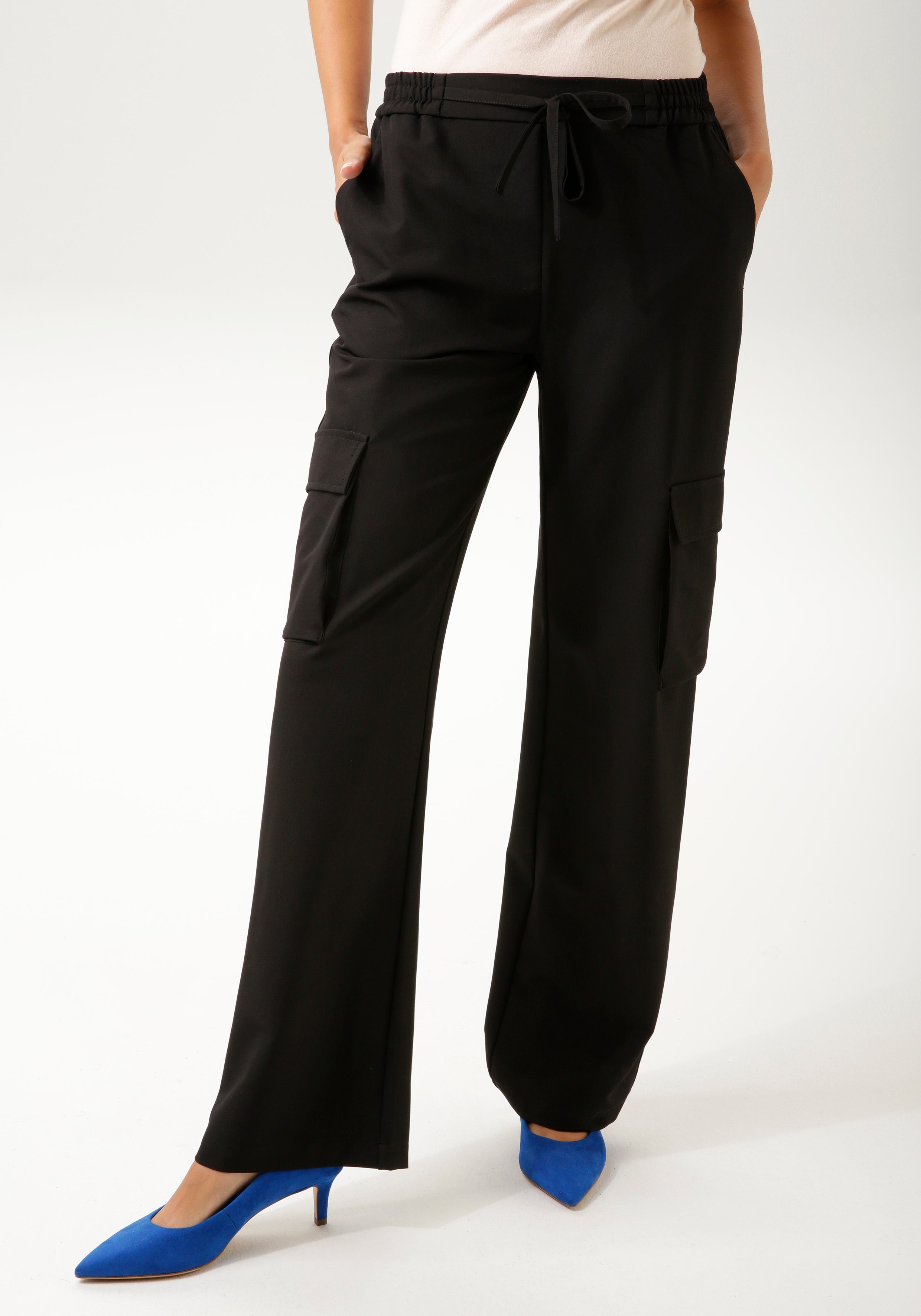 Aniston CASUAL Cargohose mit KOLLEKTON NEUE - Bein weitem