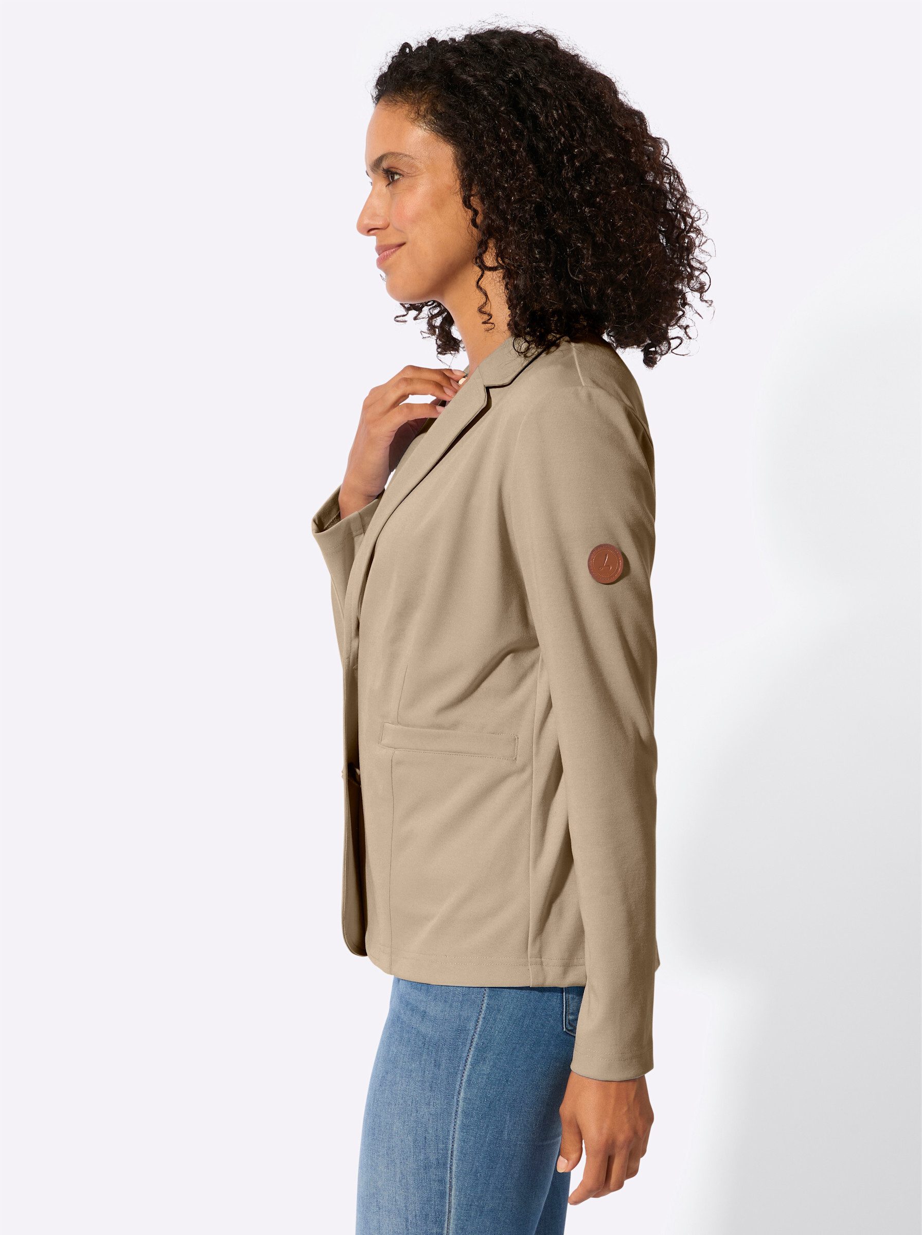 Witt Blusenblazer Jersey-Blazer Langarm