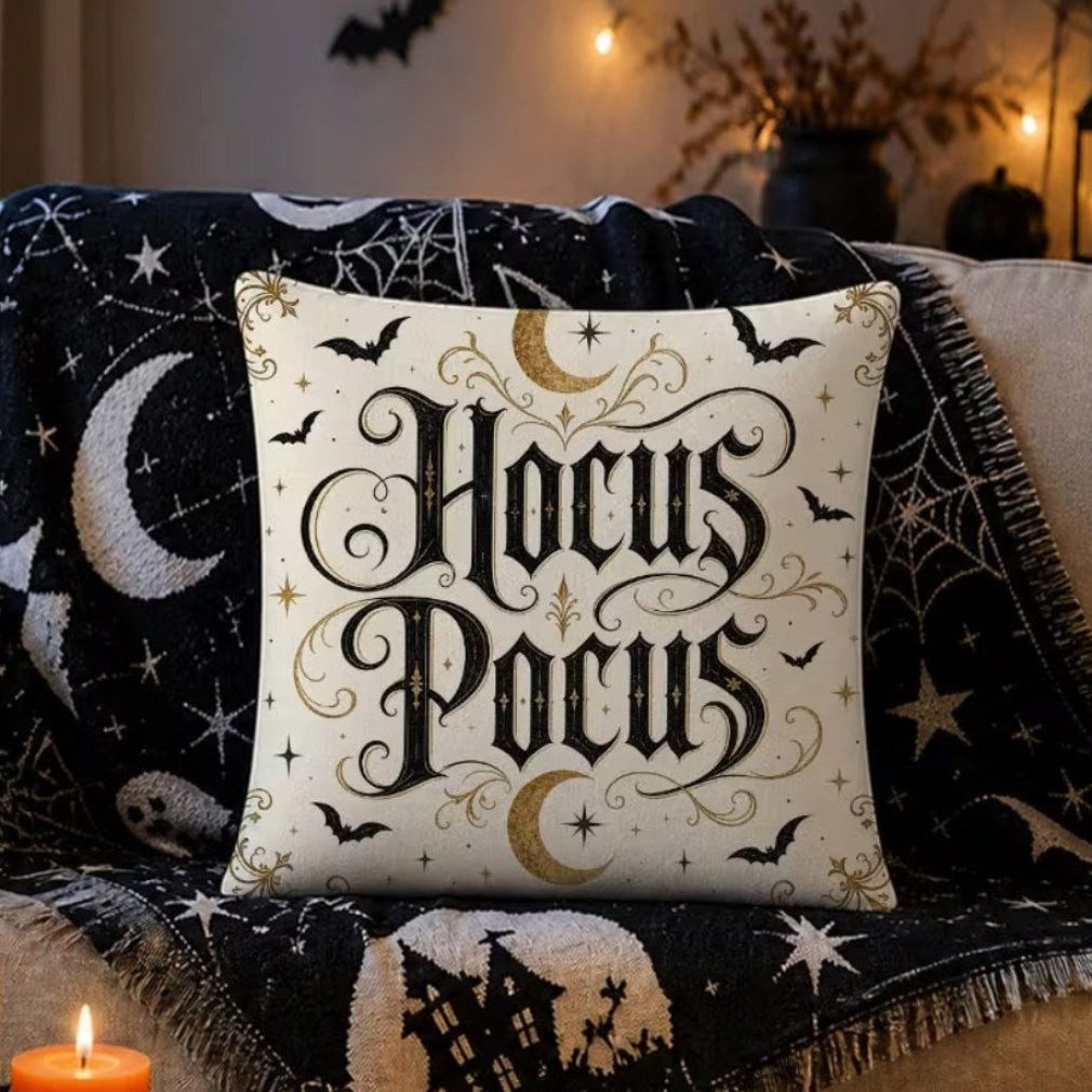 Dark-Desires Dekokissen Dekokissen "Hocus Pocus" – Halloween Mystery Gothic Deko vintage, Dekokissen "Hocus Pocus" – Halloween Mystery Gothic Deko vintage